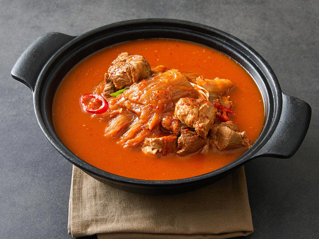 Meat and Kimchi Jjigae