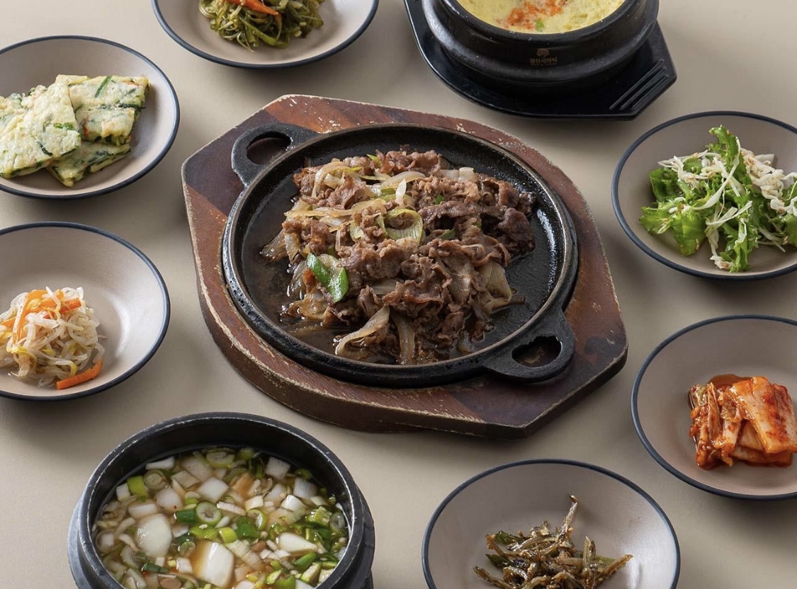 Beef Bulgogi on Iron Plate