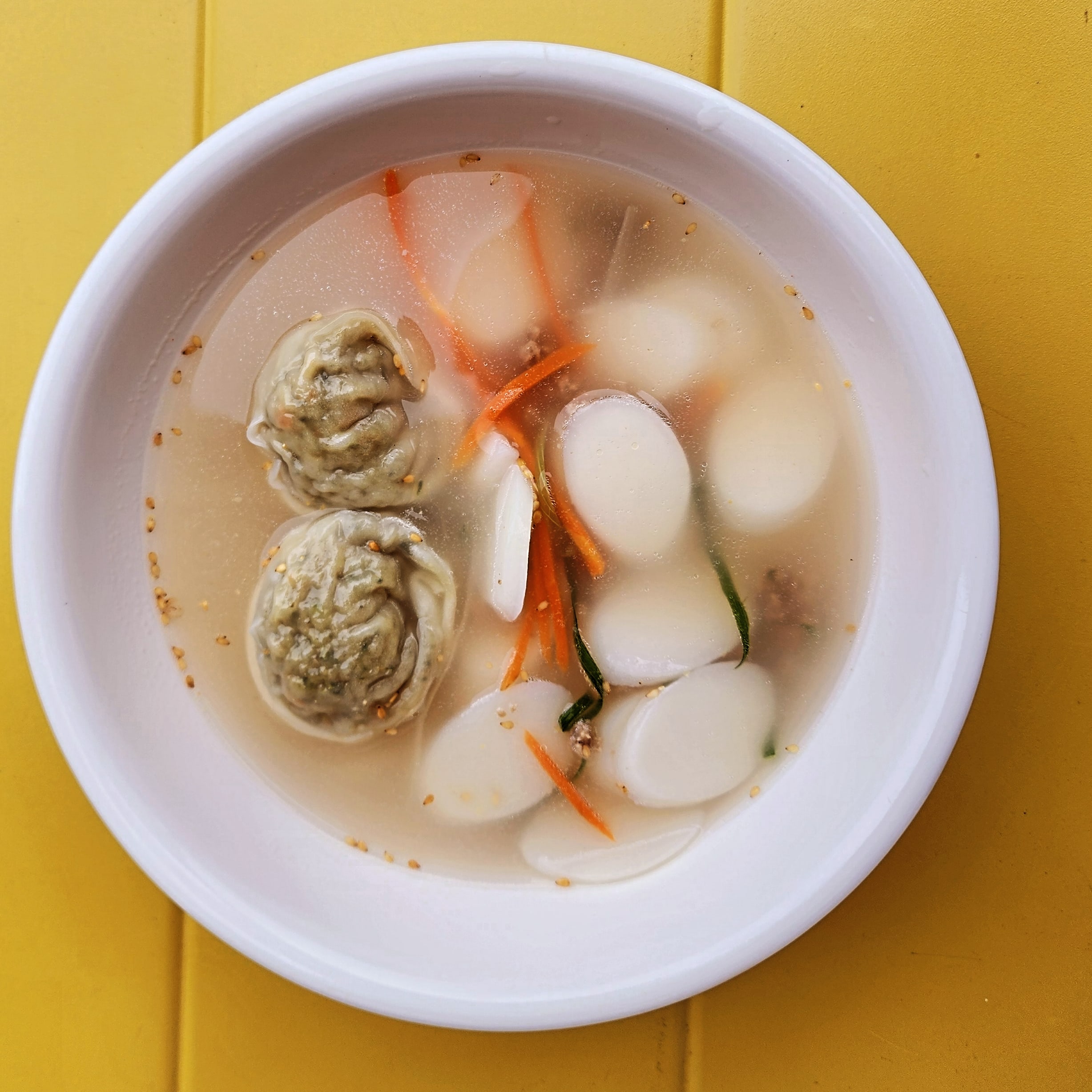 Beef Bone Rice Cake Mandu Soup