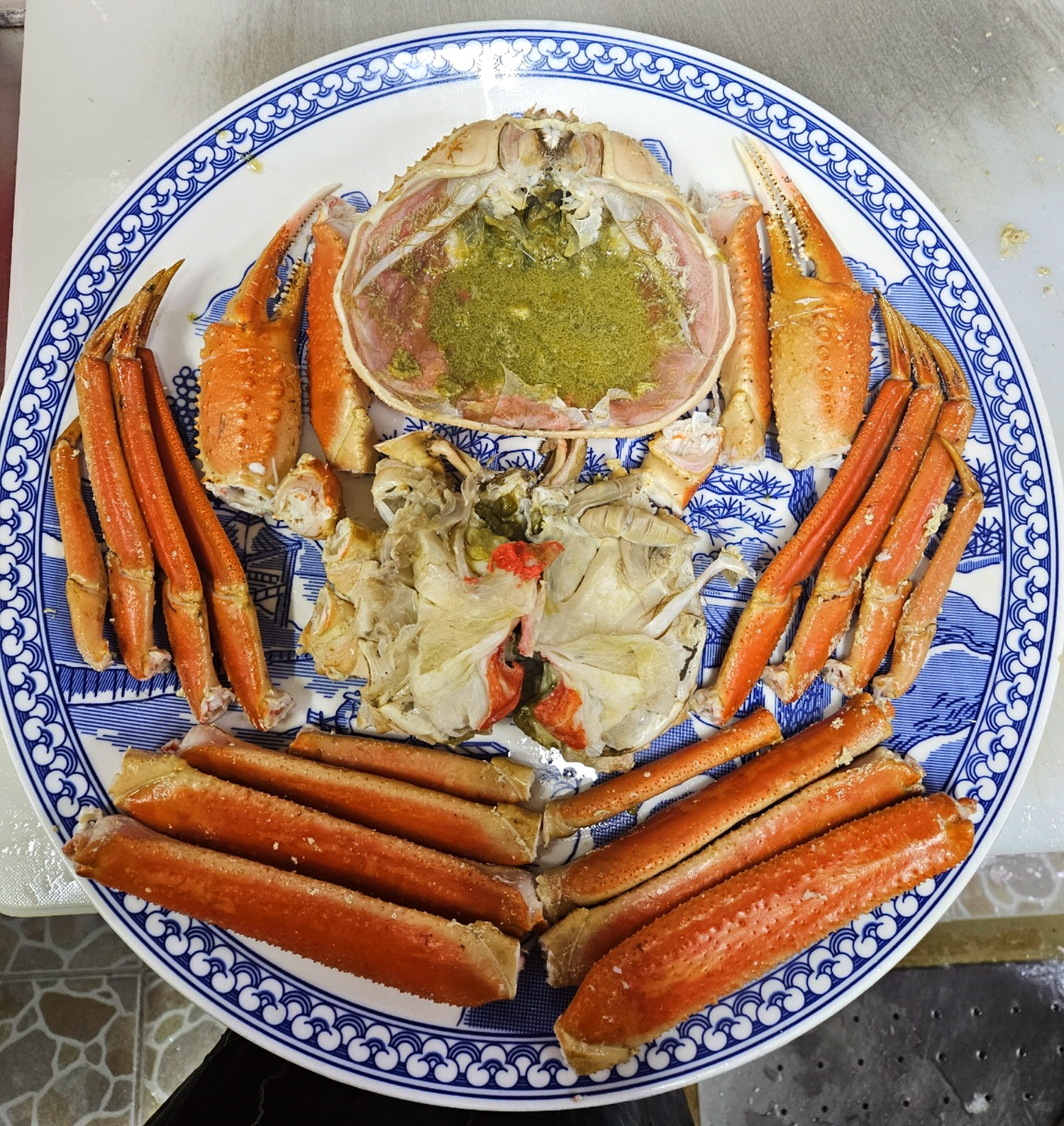 Snow Crab Course Meal
