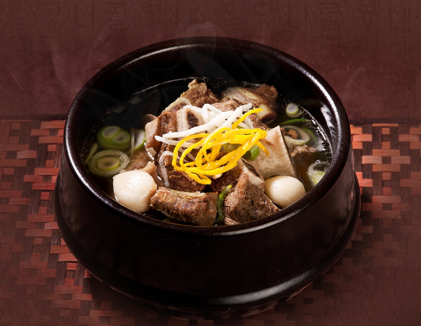 Jumbo Beef Short Rib Soup+ Hot Stone Pot Rice