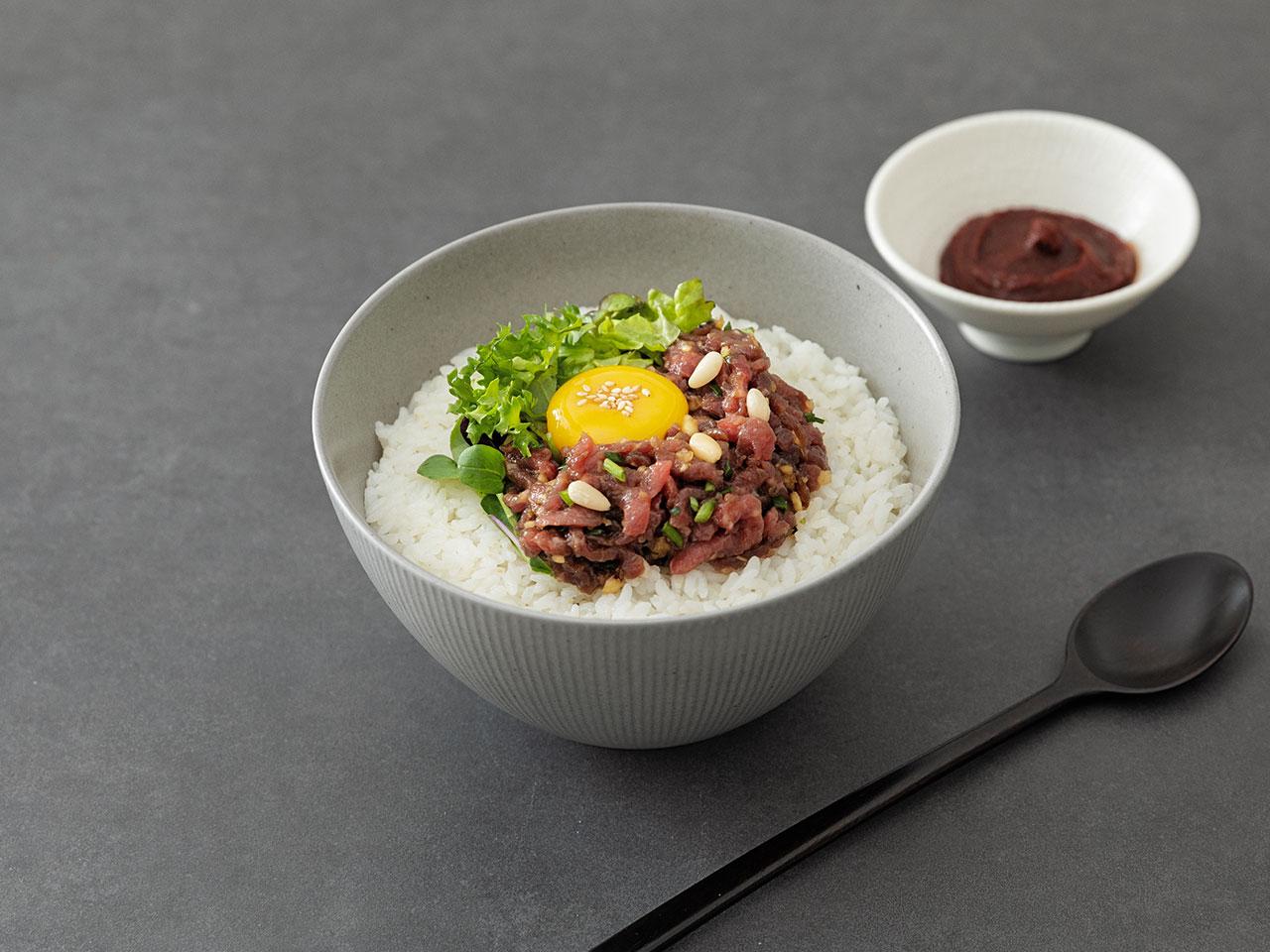 Beef Tartare Bibimbap