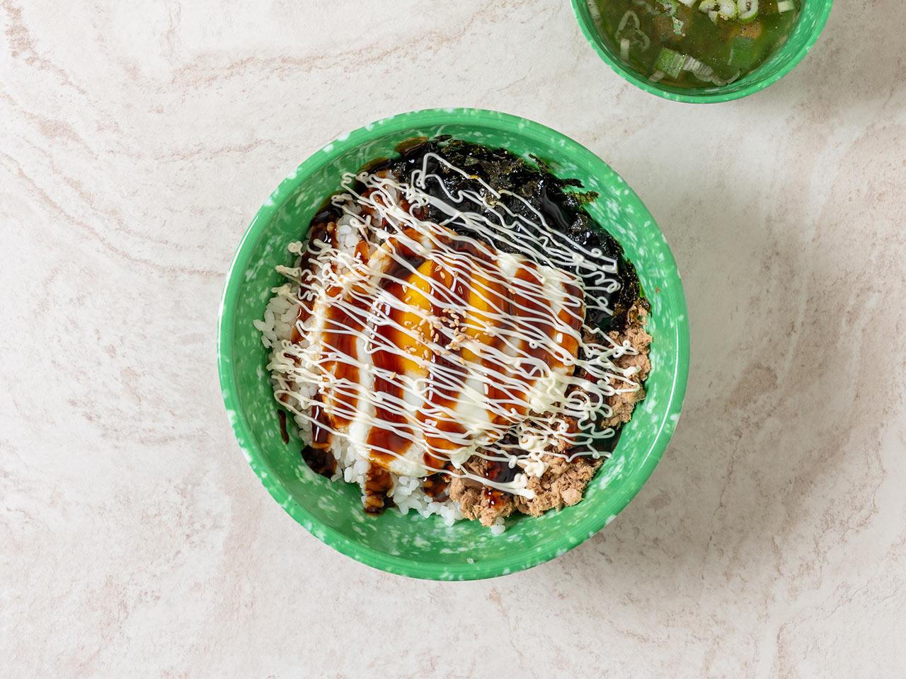 Tuna and Mayonnaise with Rice