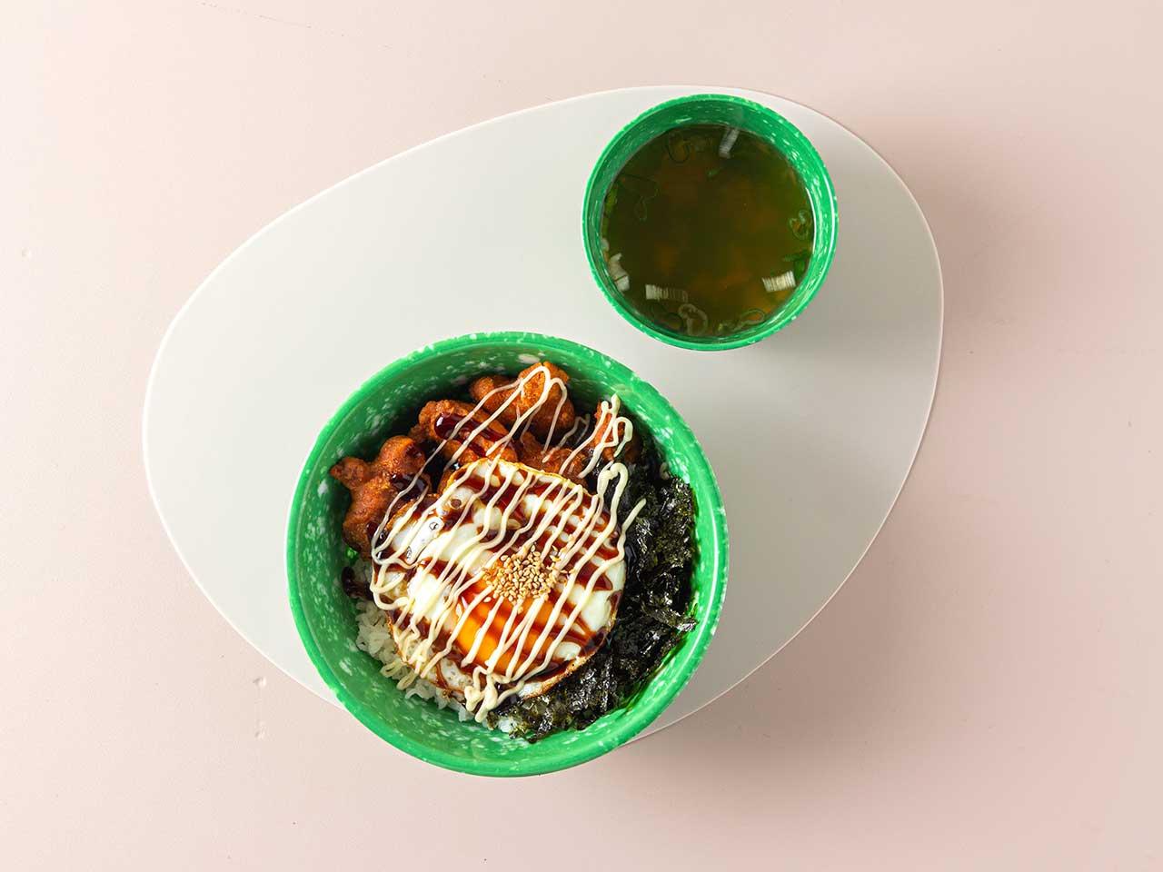 PC Bang Style Chicken and Mayonnaise with Rice