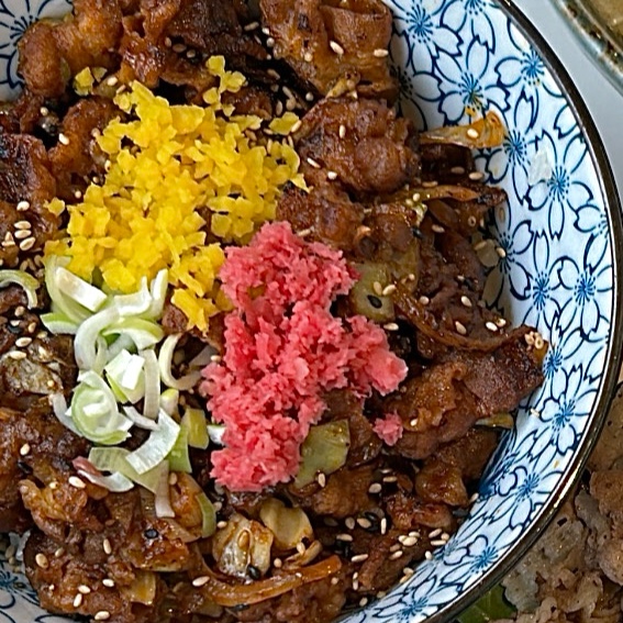 Grilled Beef with Rice