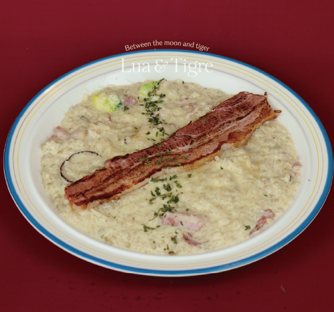 Bacon Cream Risotto