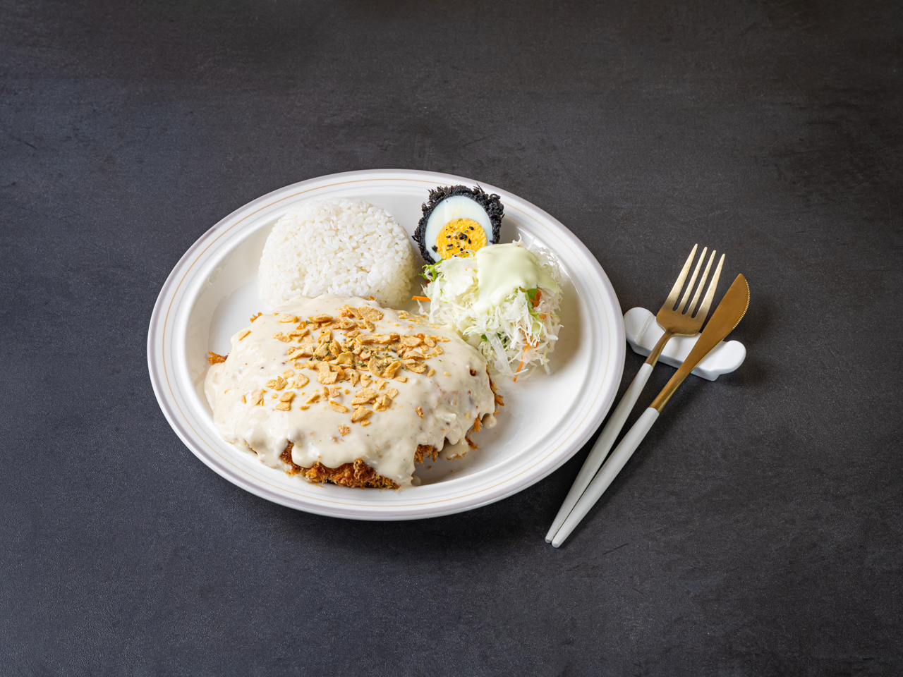 Garlic Cheese Pork Cutlet