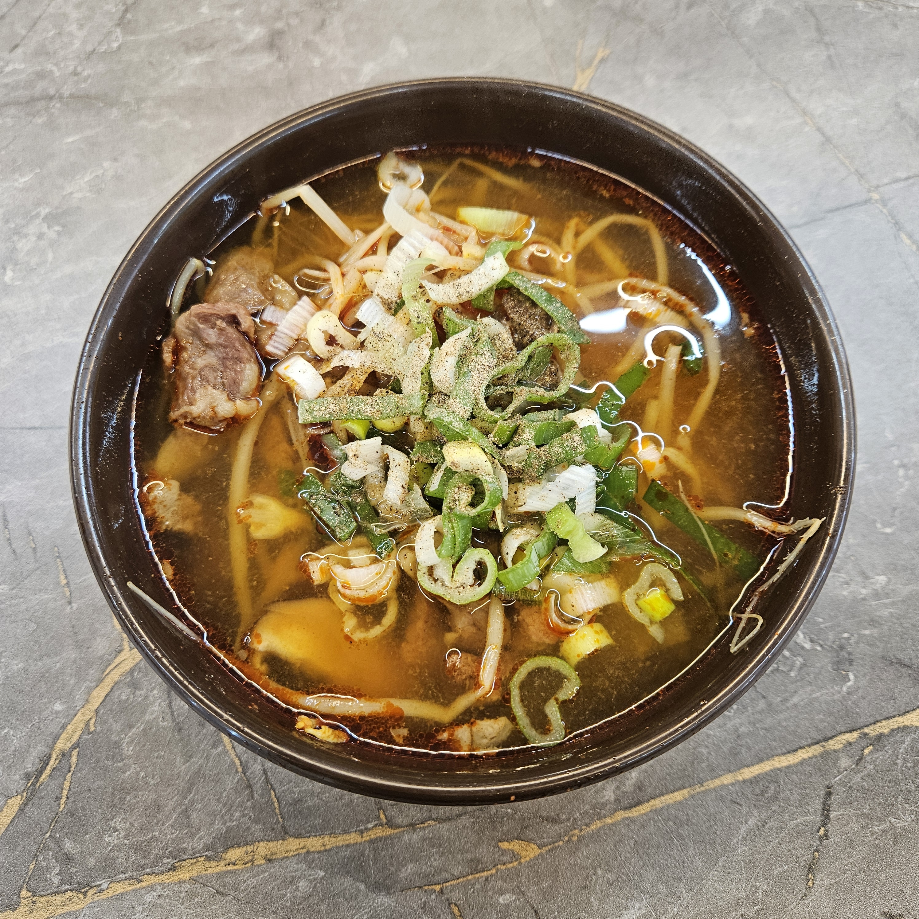 Korean Beef and Rice Soup