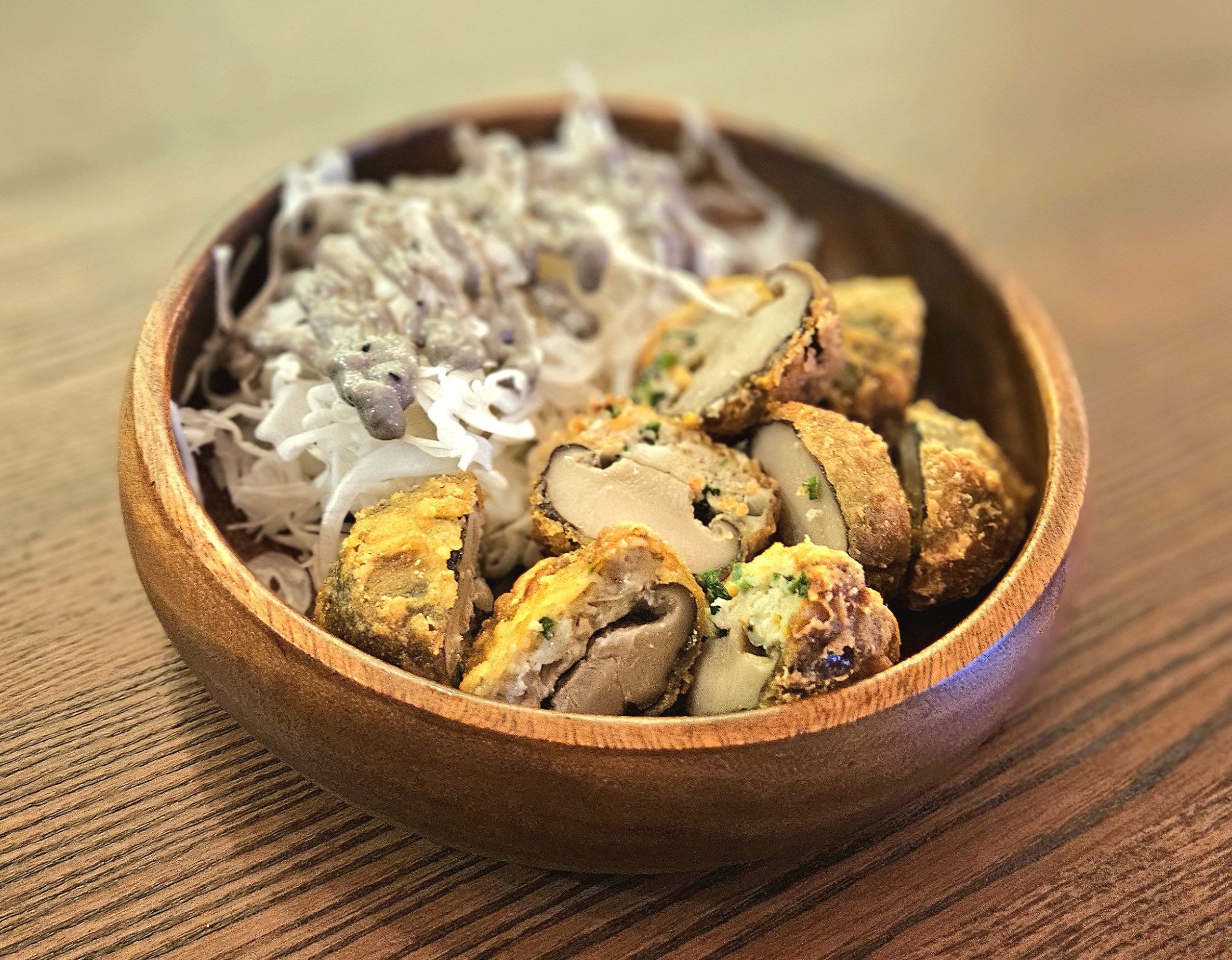 Fried Shiitake Mushrooms