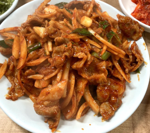 Stir-fried Pork for 2 People + Soybean Paste Jjigae