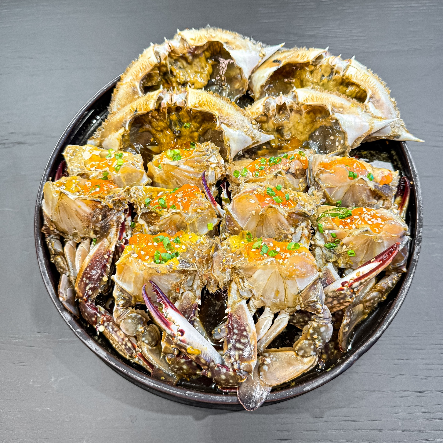 Soy Sauce Marinated Crab