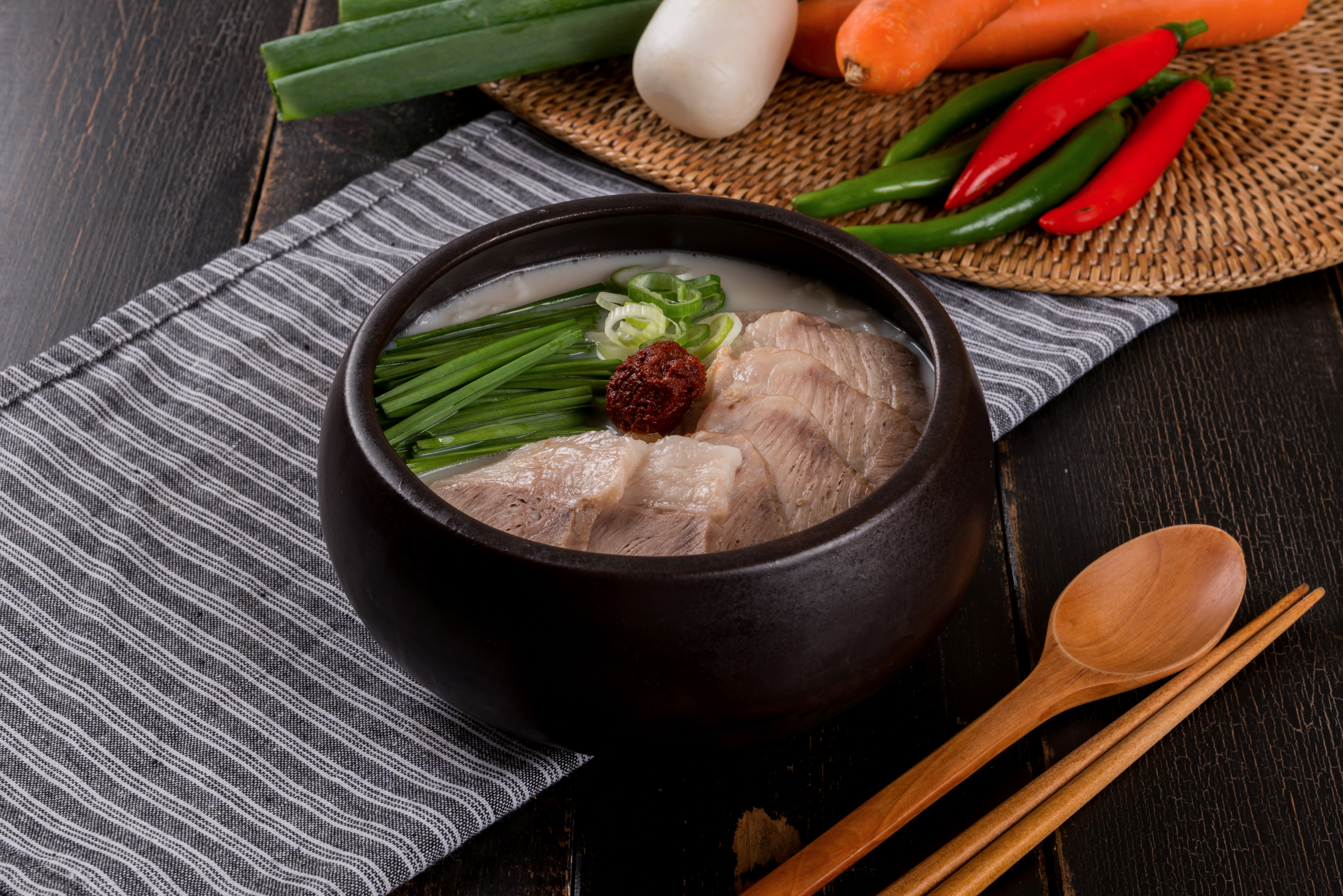 Pork and Rice Soup