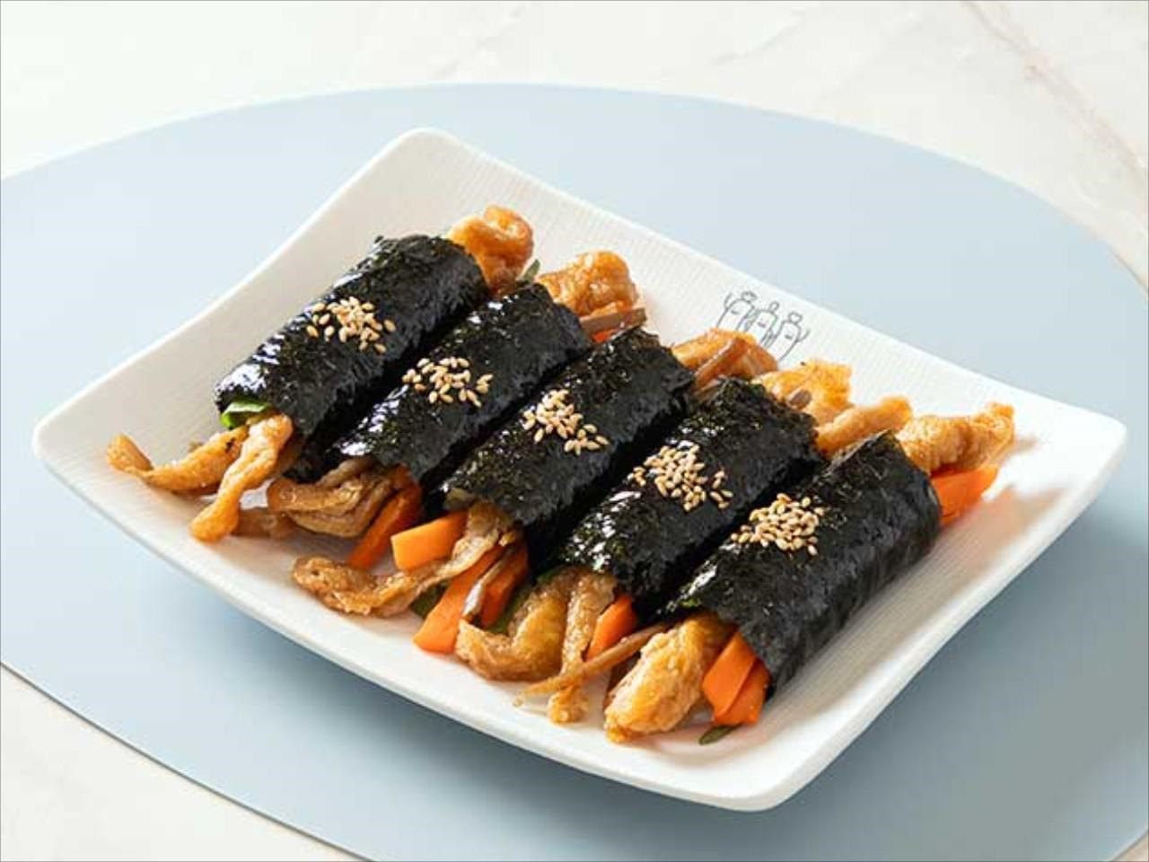 Fried Bean Curd Gimbap (5 pieces)