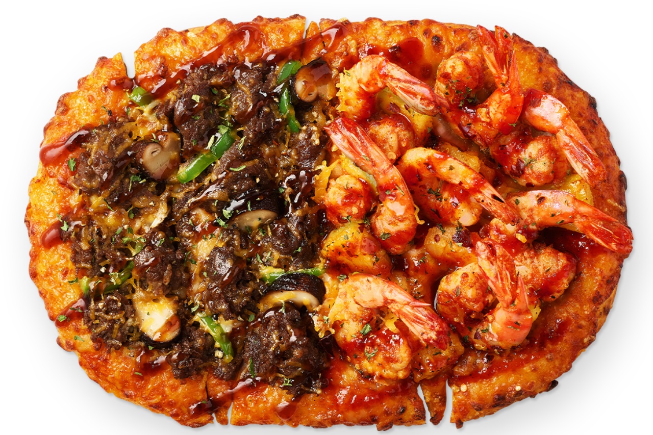 Bulgogi Shrimp Pizza