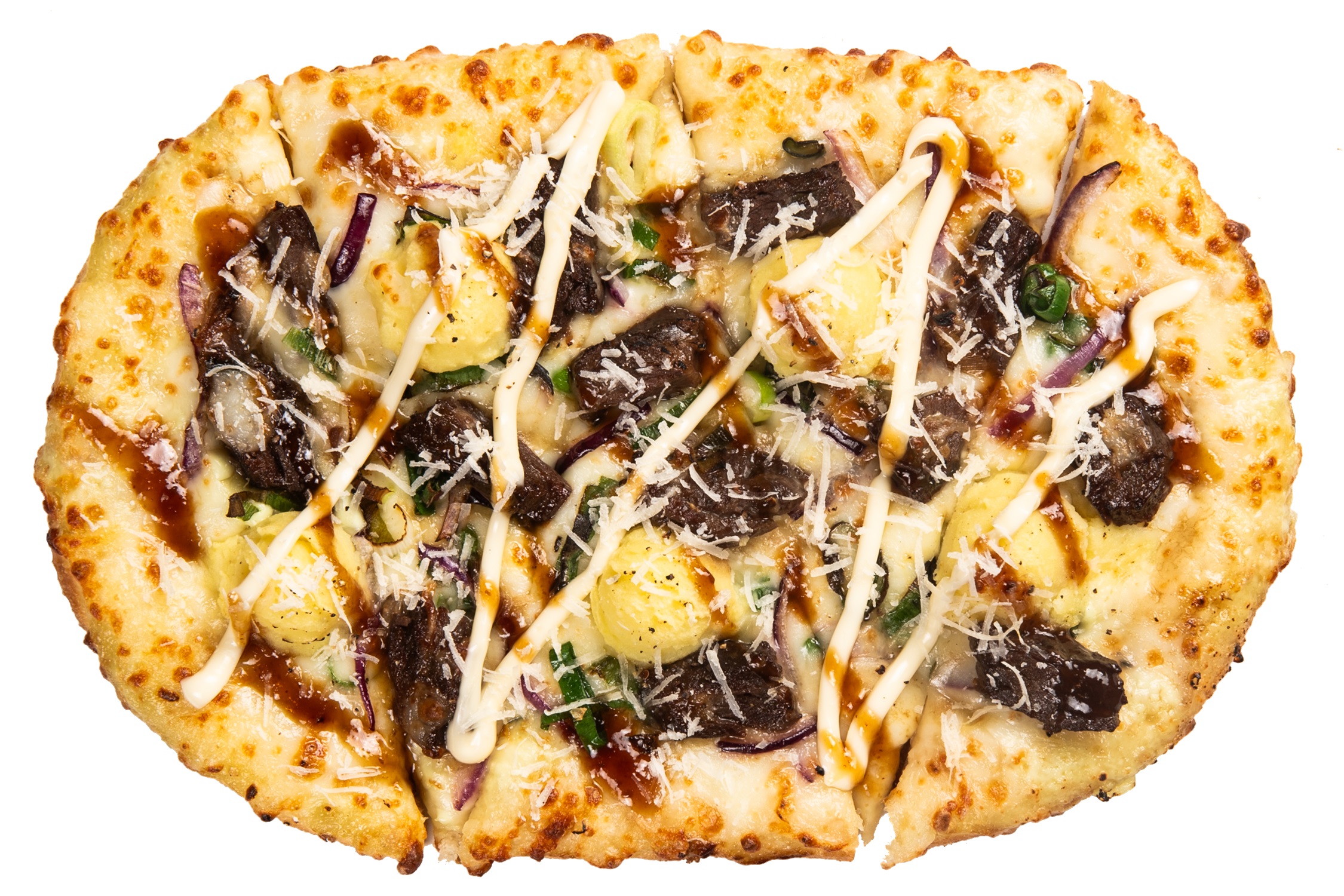 Steak Pizza