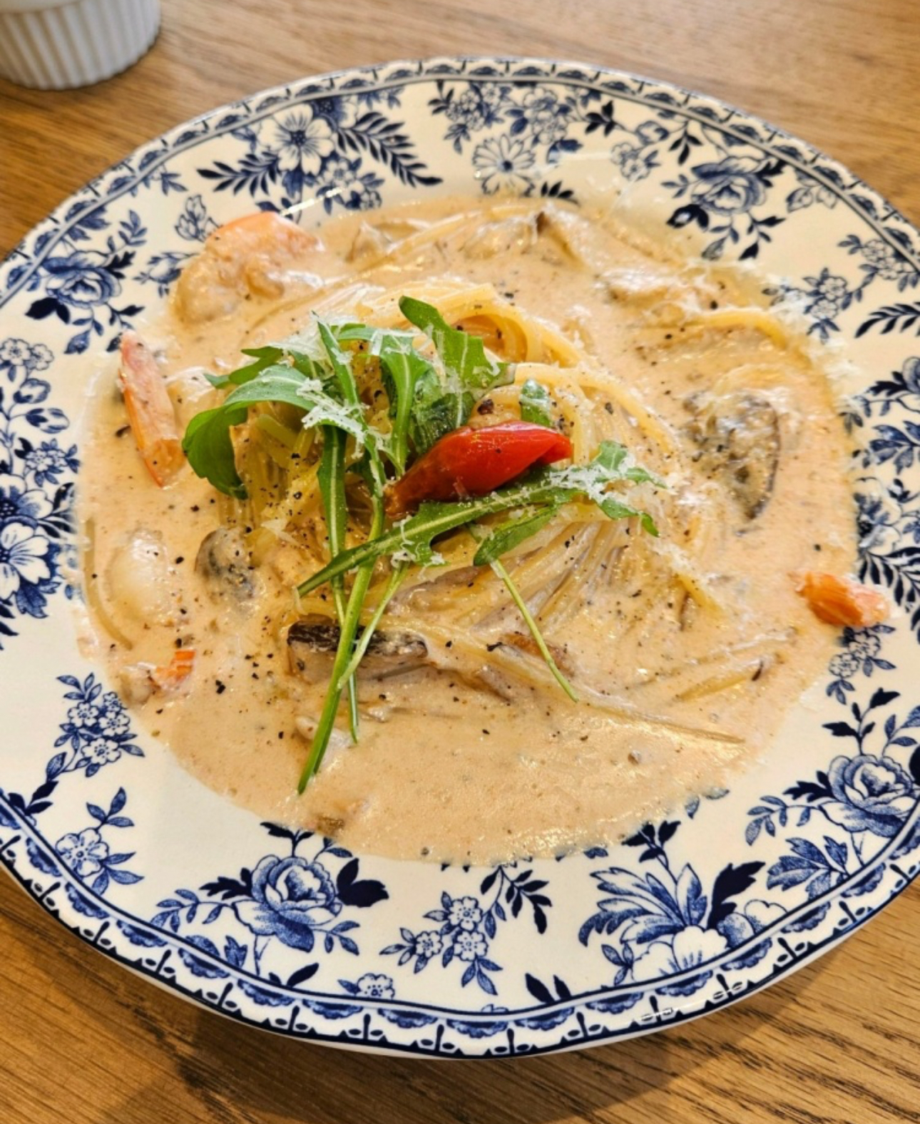 Pollock Roe Cream Spaghetti