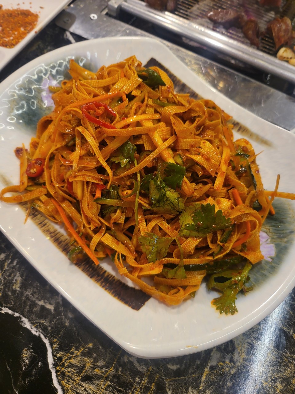 Dried Bean Curd Salad