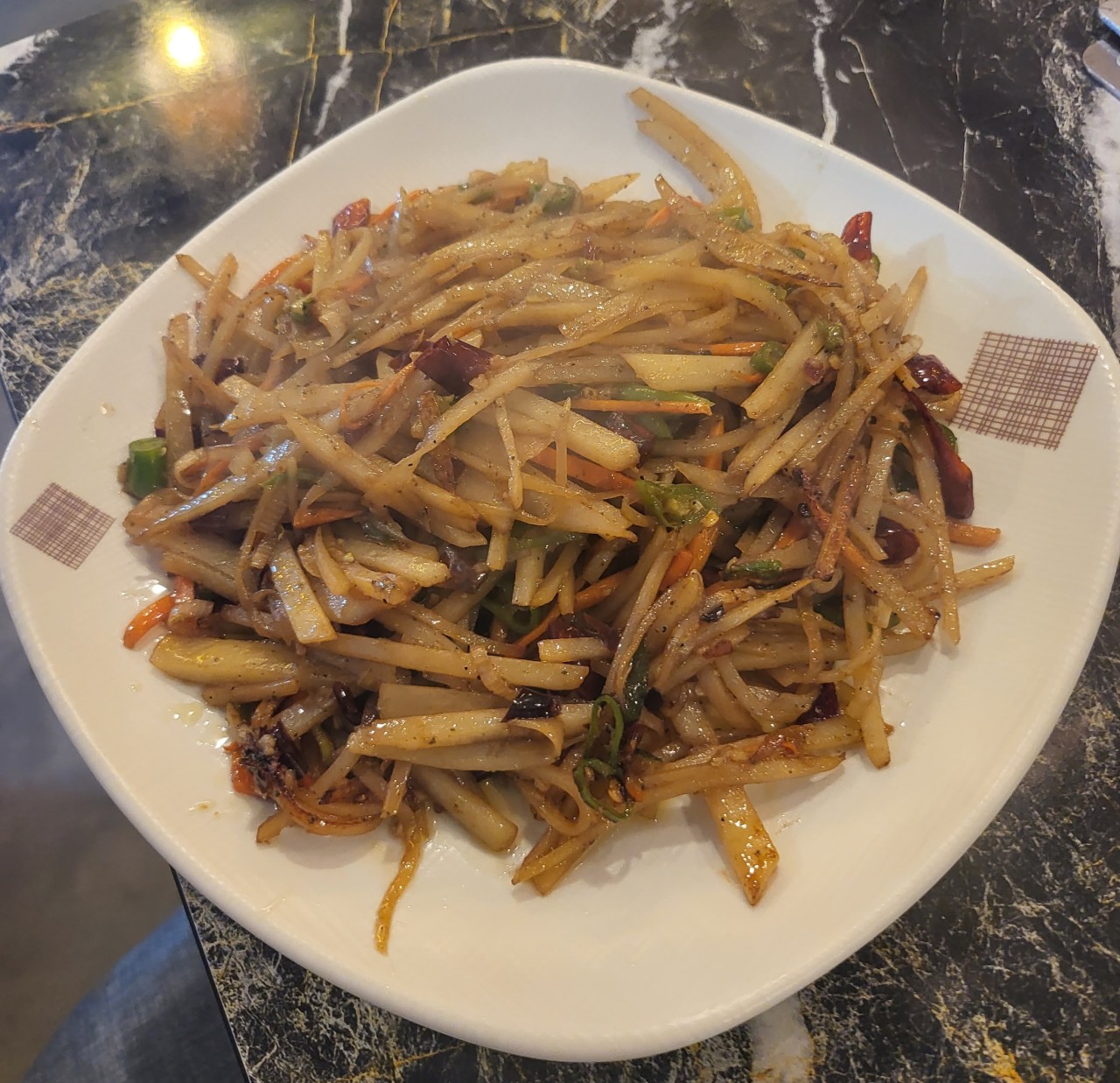 Stir-fried Mala Potatoes