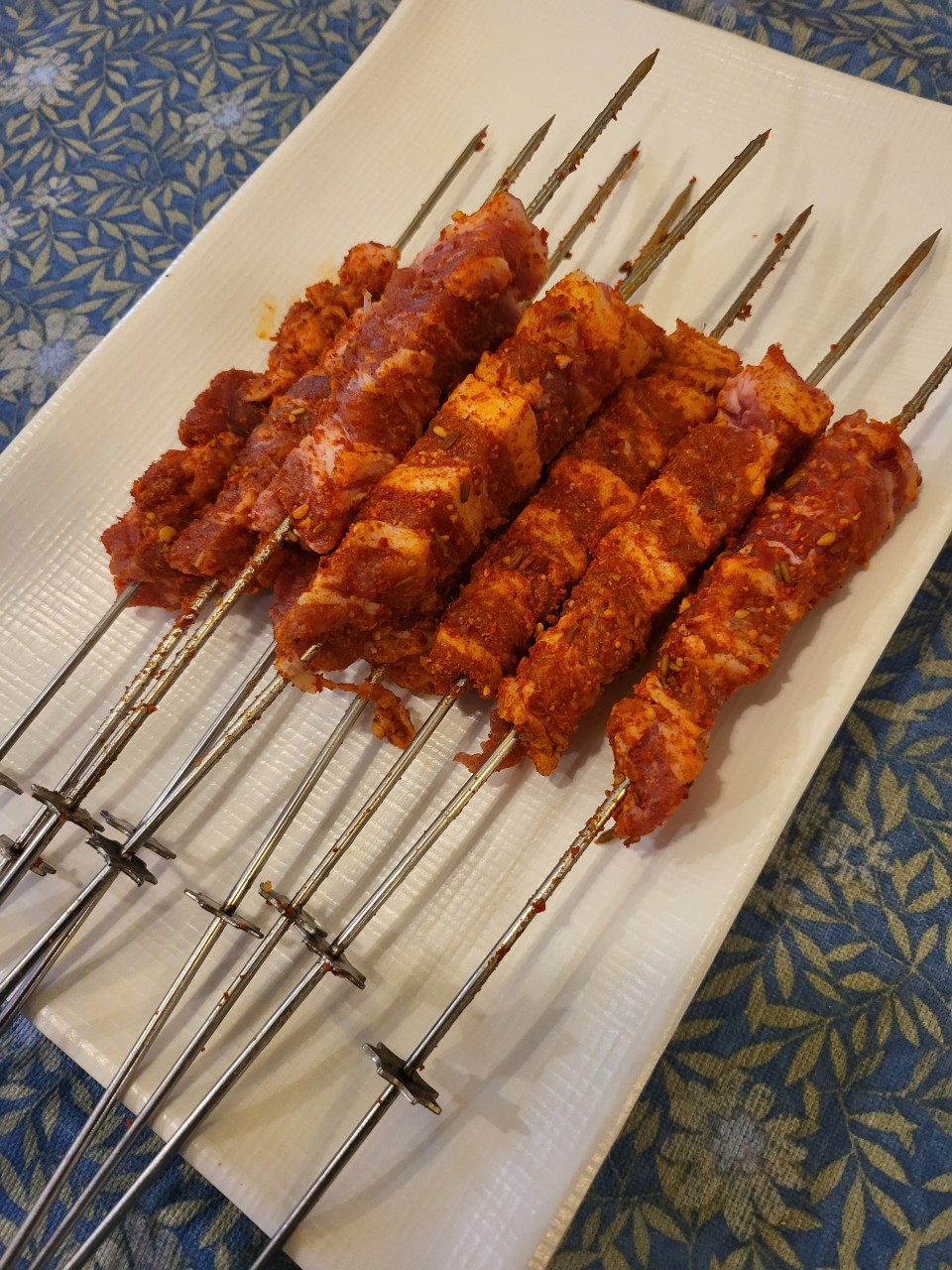 Seasoned Lamb Skewers 8pcs