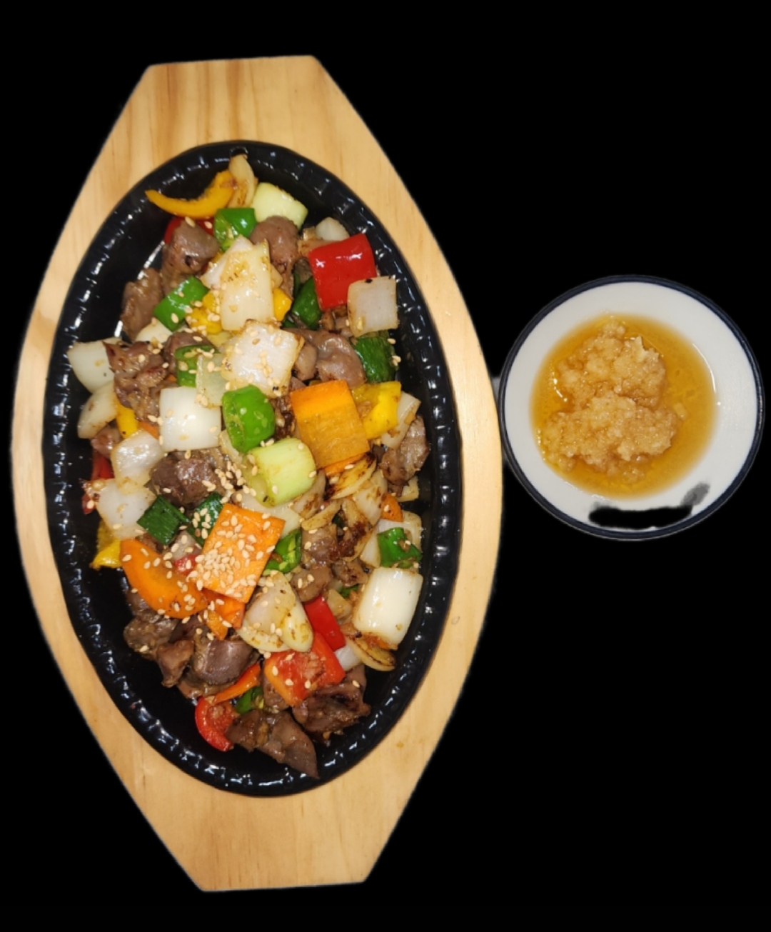 Stir-fried chicken gizzard