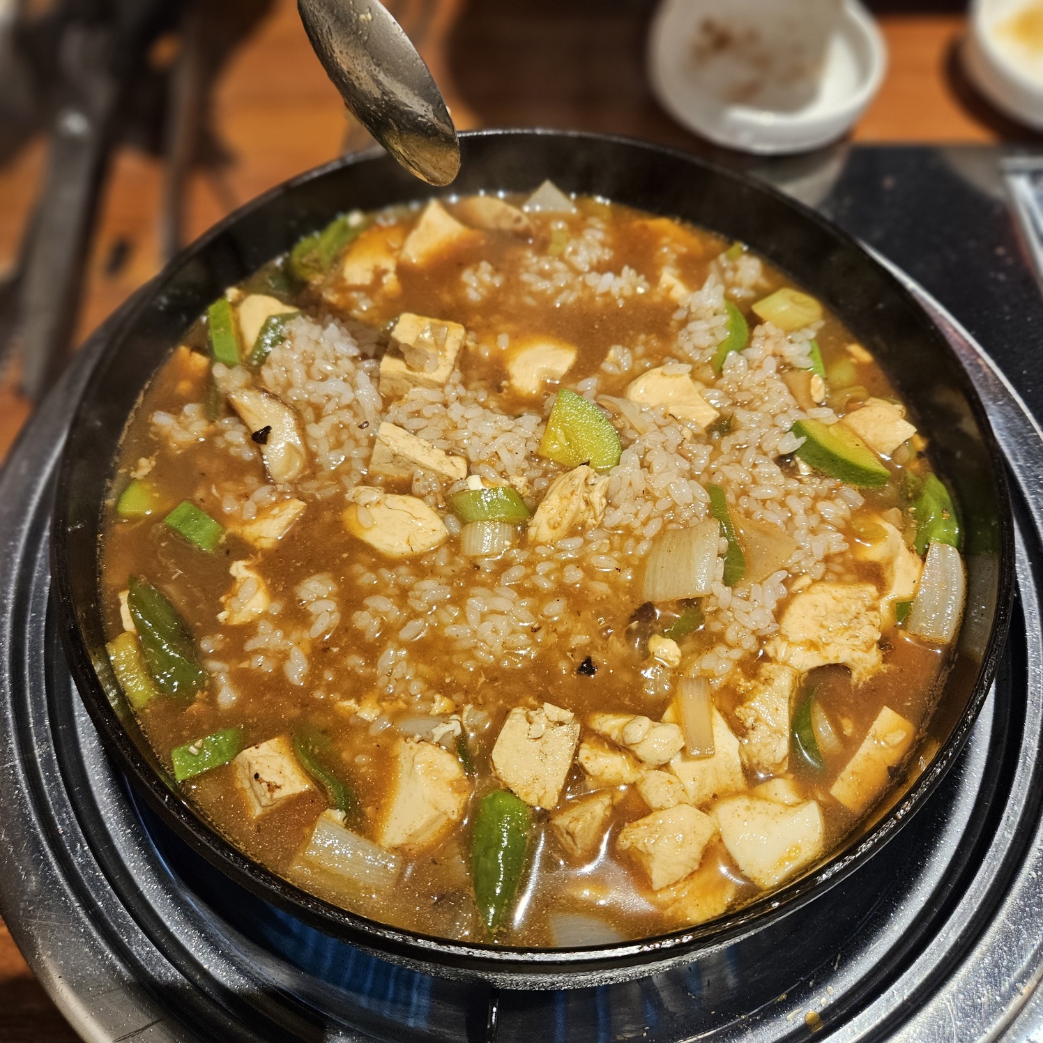 Grilled Korean Beef and Soybean Paste Jjigae