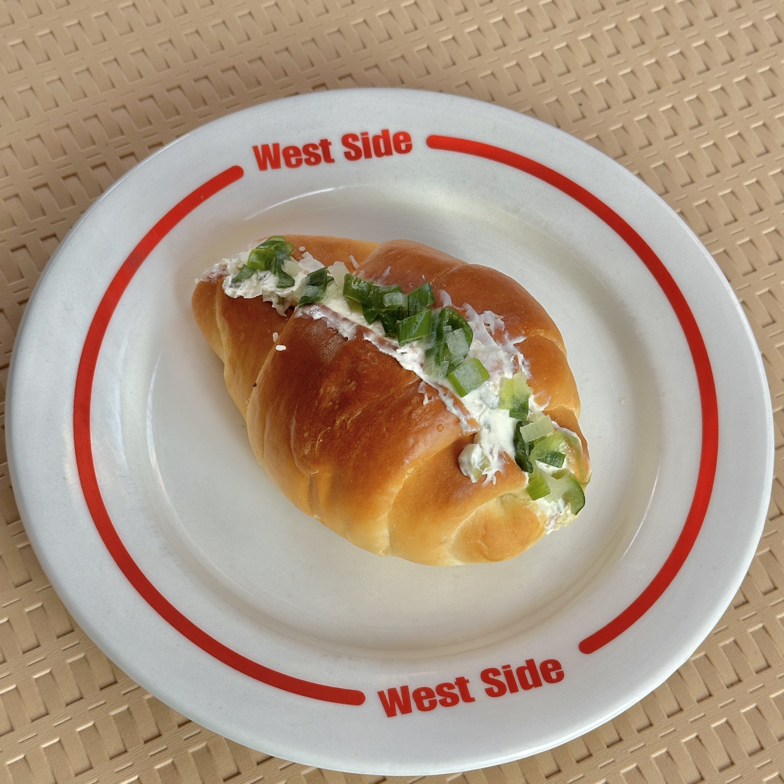 Green Onion Bacon Cream Cheese Salt Bread
