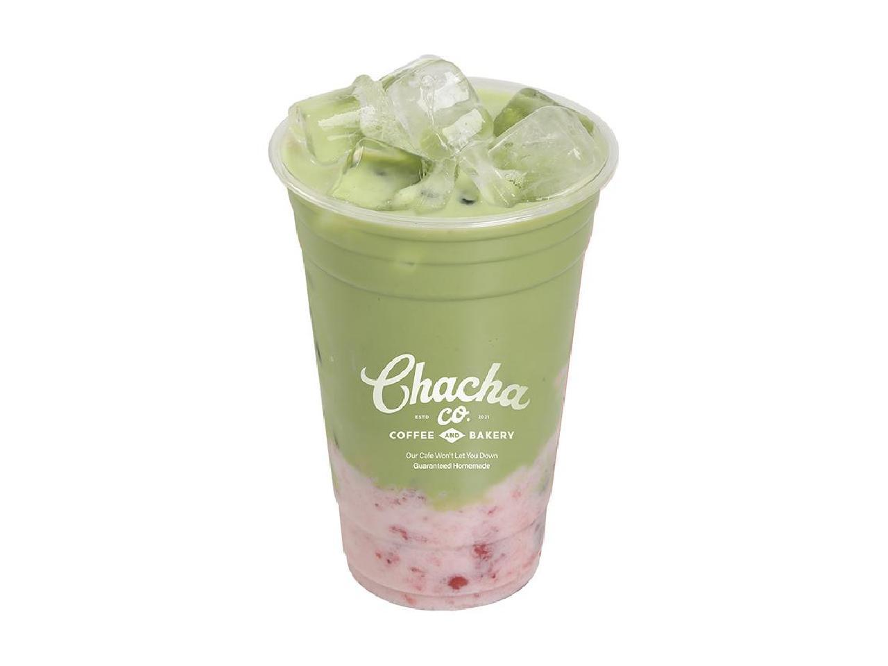 Strawberry Matcha Latte