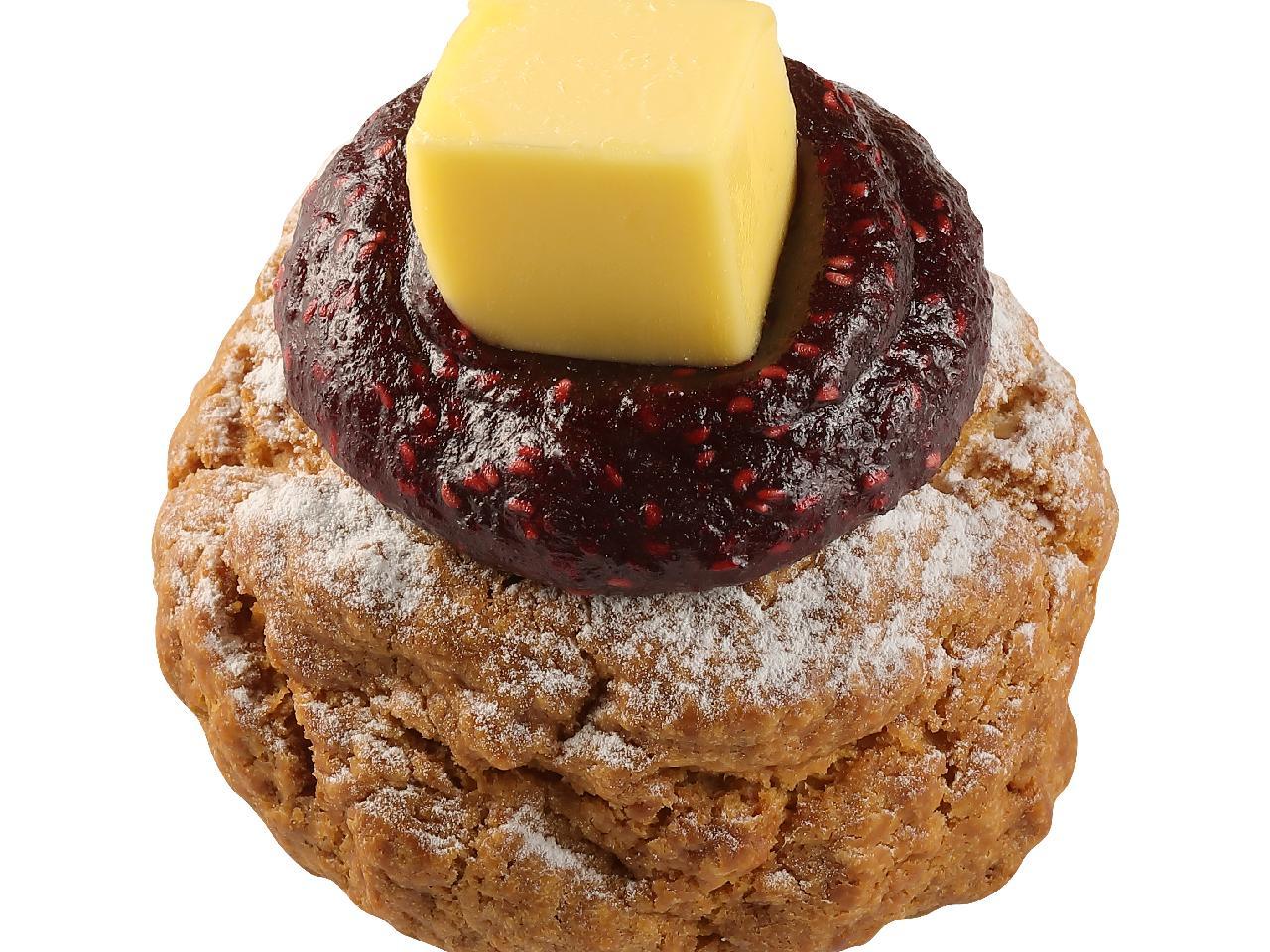 Raspberry Jam Scone