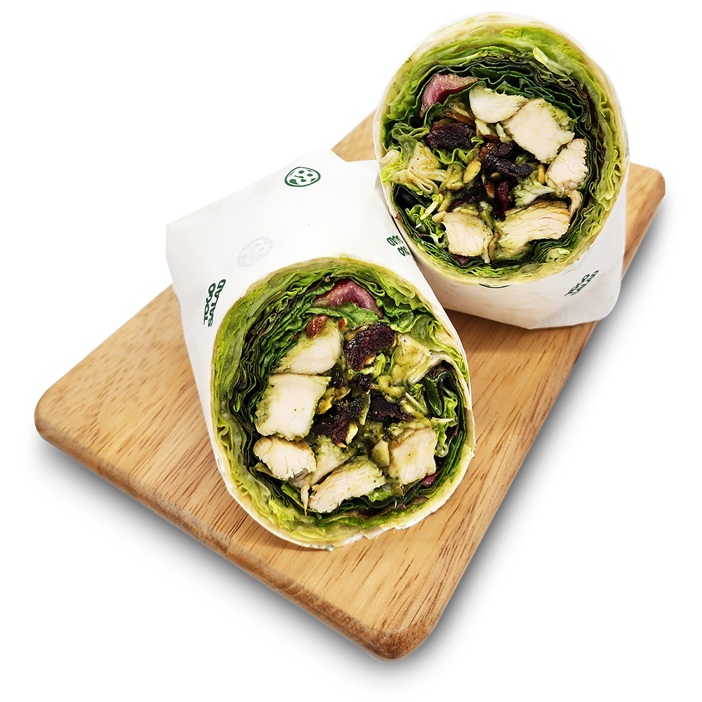 Basil Chicken Wrap