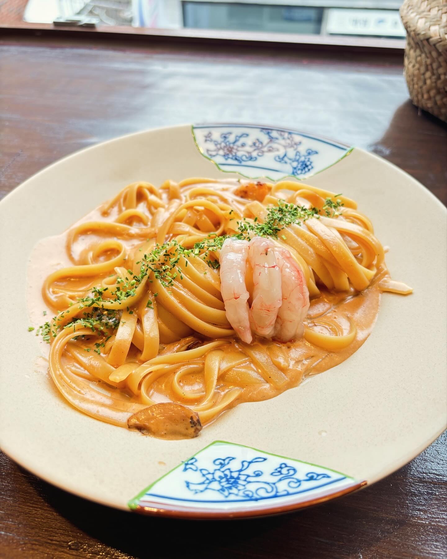 Shrimp Bisque Cream Pasta
