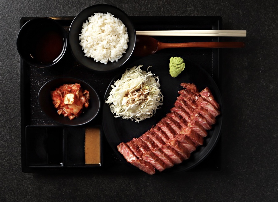 Gyu-Katsu Jumbo Set Meal (1 Serving)