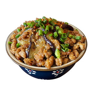 Mini Eggplant Bulgogi Rice Bowl
