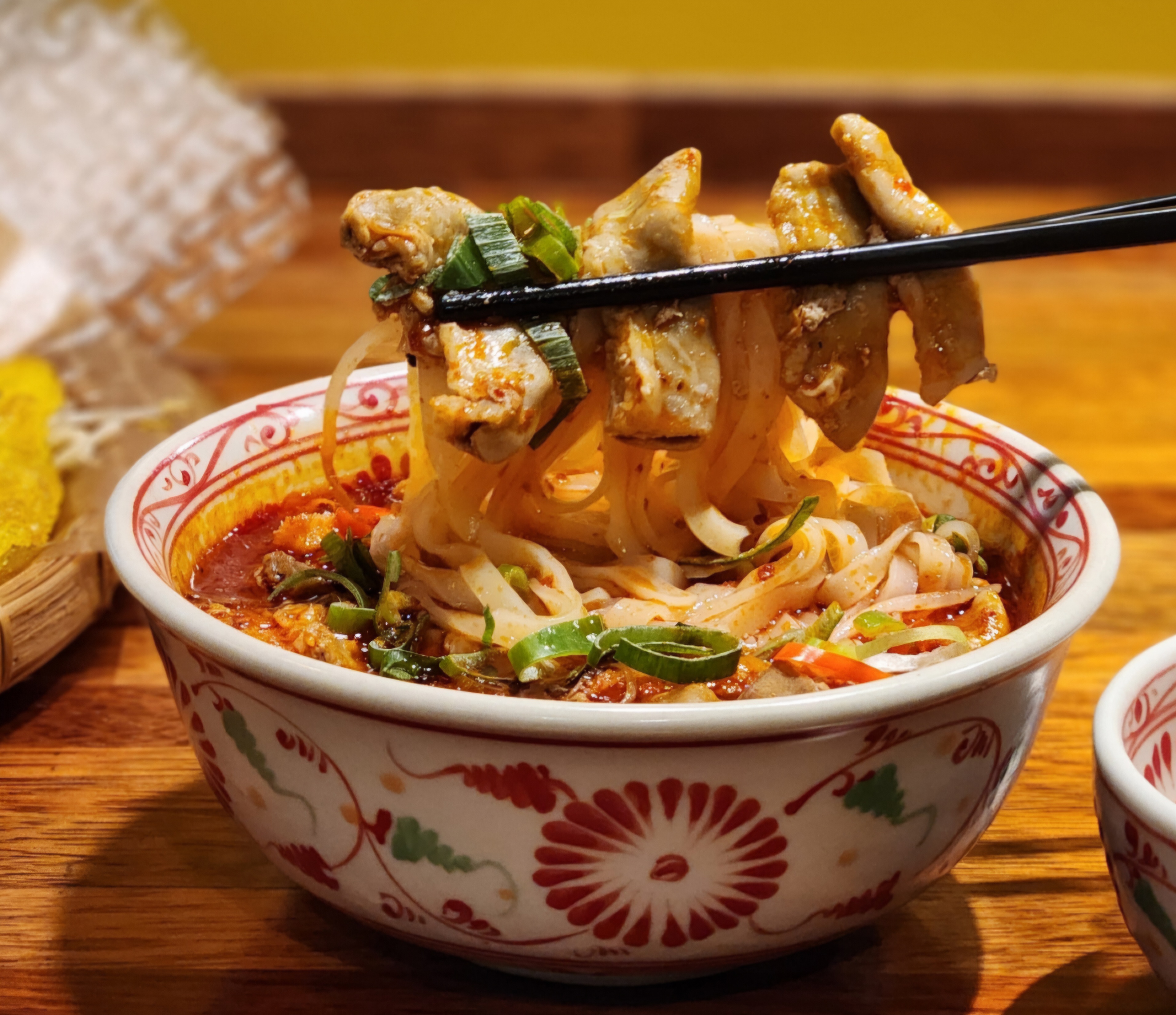 (Spiciness: Spicy Chicken Flavor Level) Spicy Beef Small Intestine Rice Noodles (Small Intestine, Tripe Double Portion)