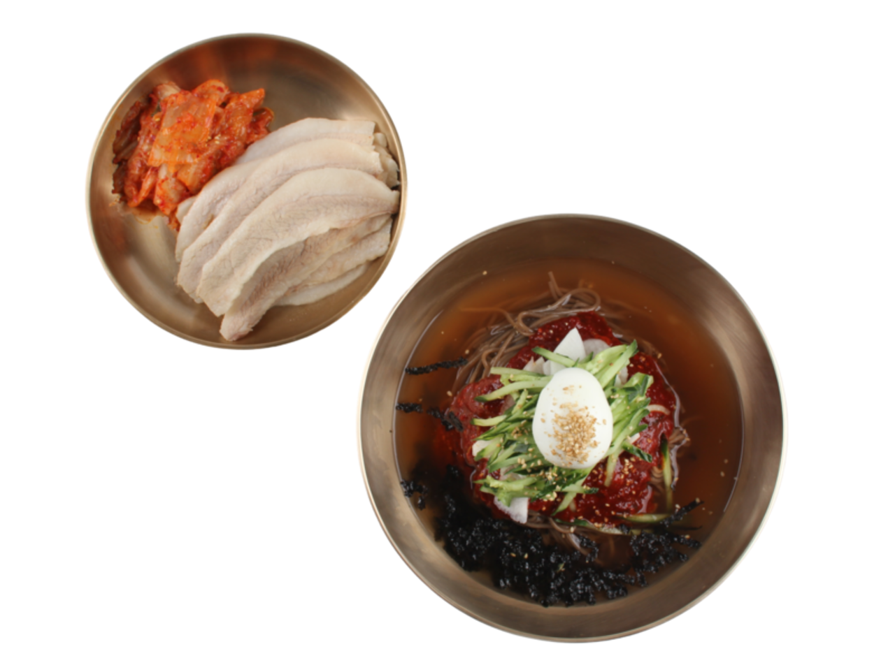 Cold Buckwheat Noodles + One Serving of Boiled Pork Set