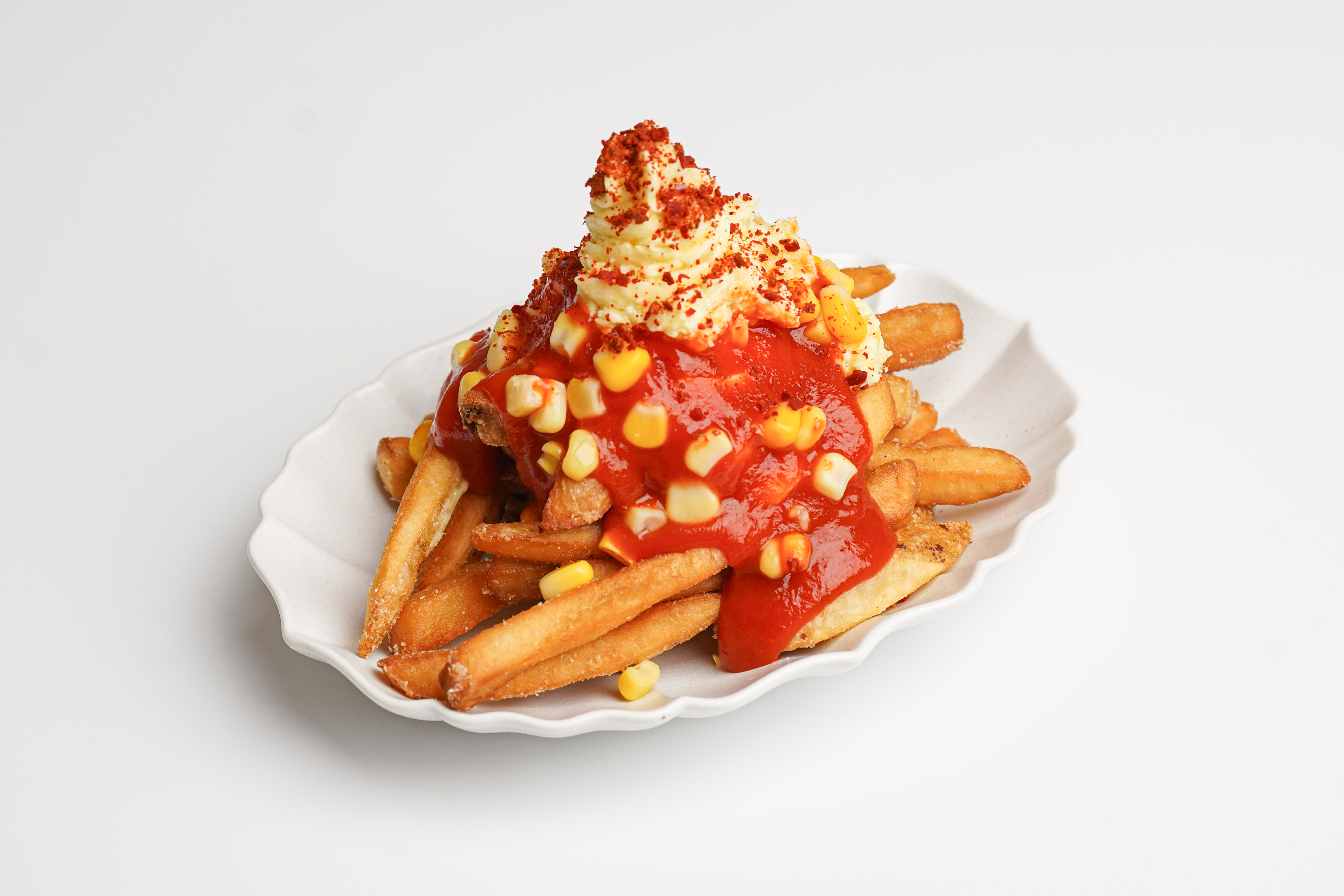 Hot Garlic Butter French Fries