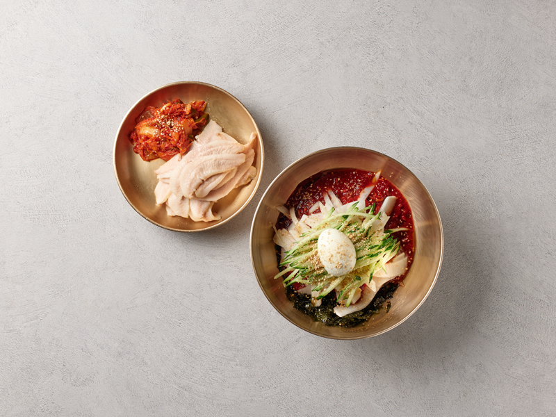 Cold Wheat Noodles + Boiled Pork Slices for 1 Serving Set Menu