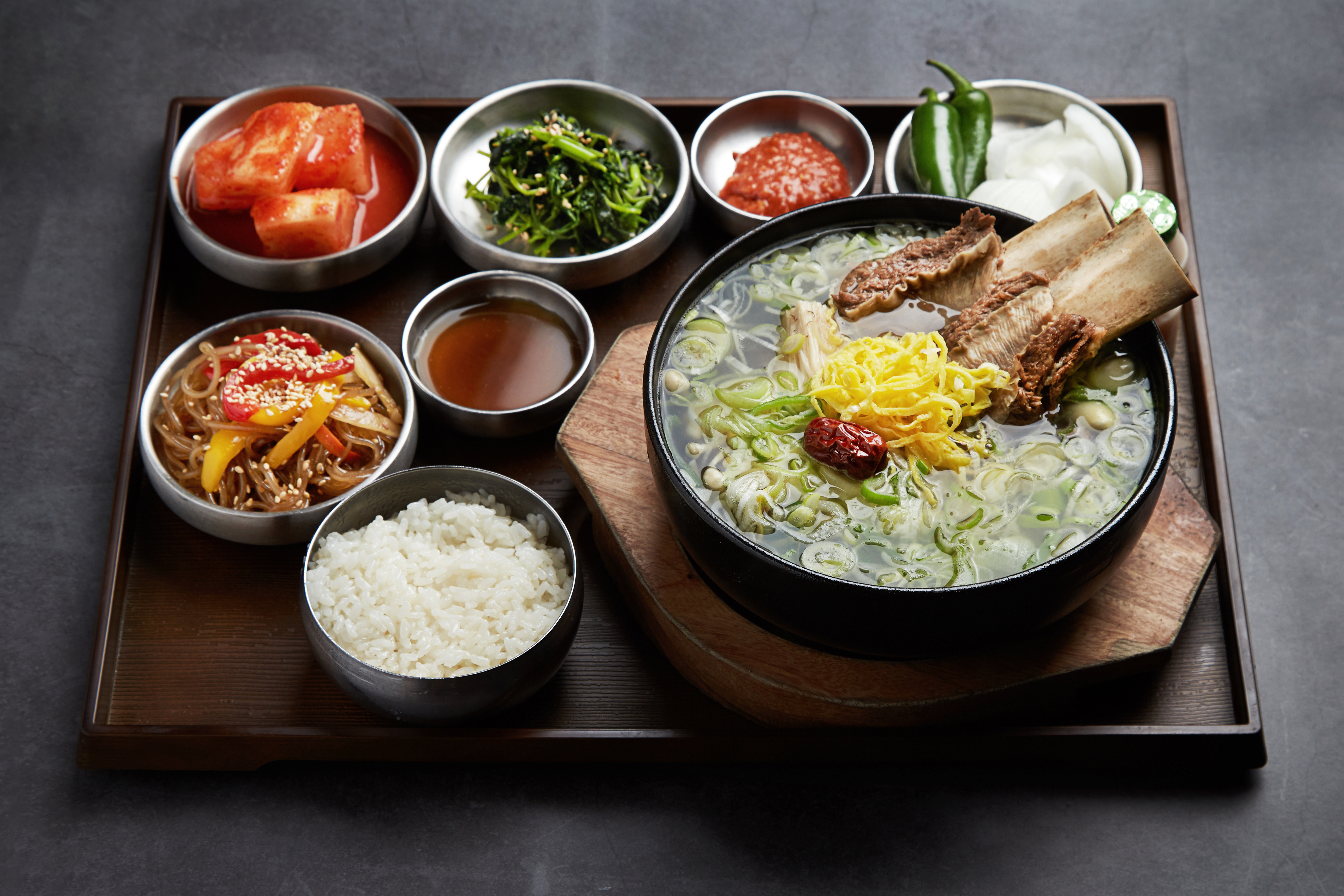 왕갈비탕 정식