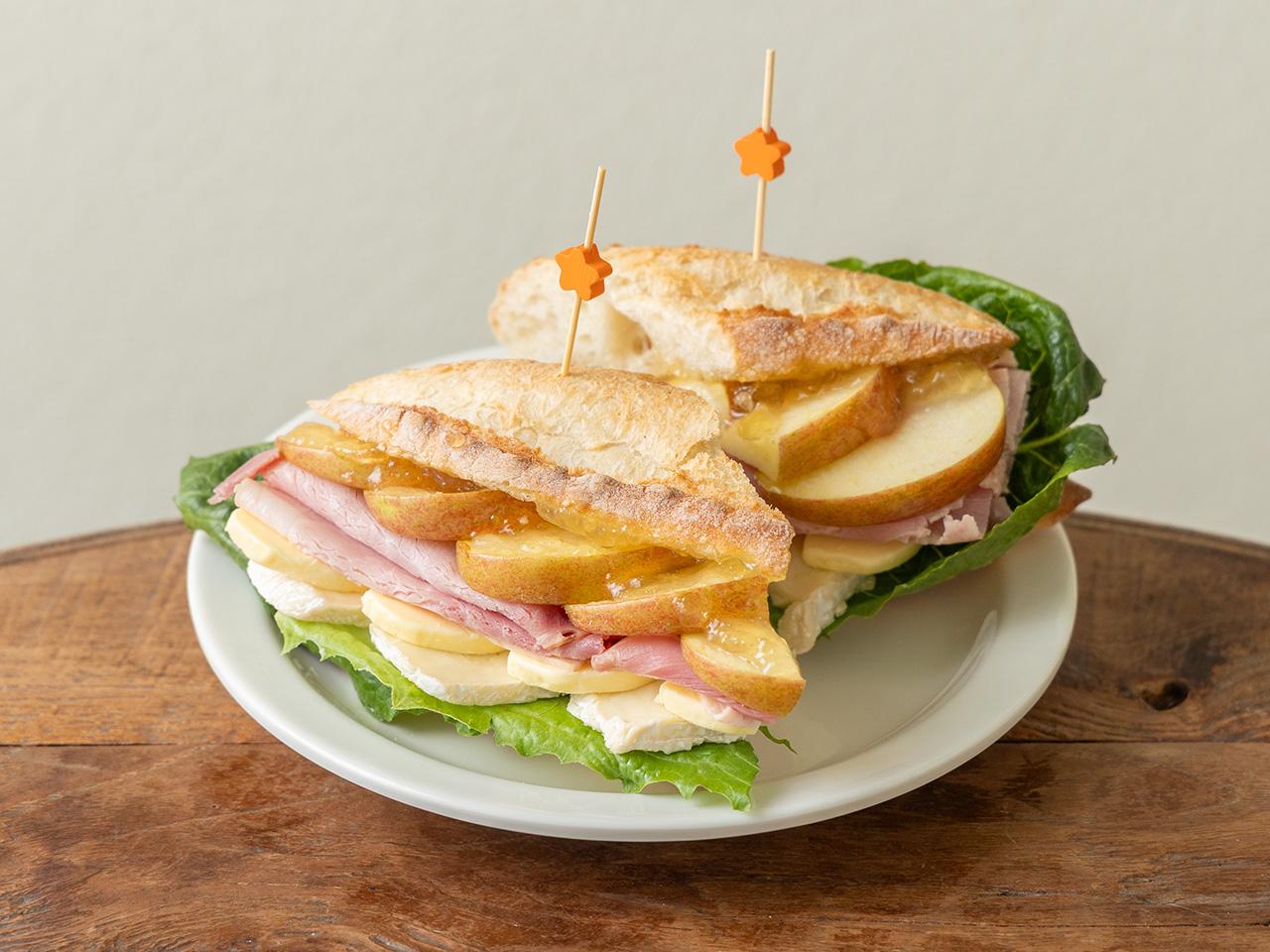 Apple Brie Jambon-Beurre Baguette
