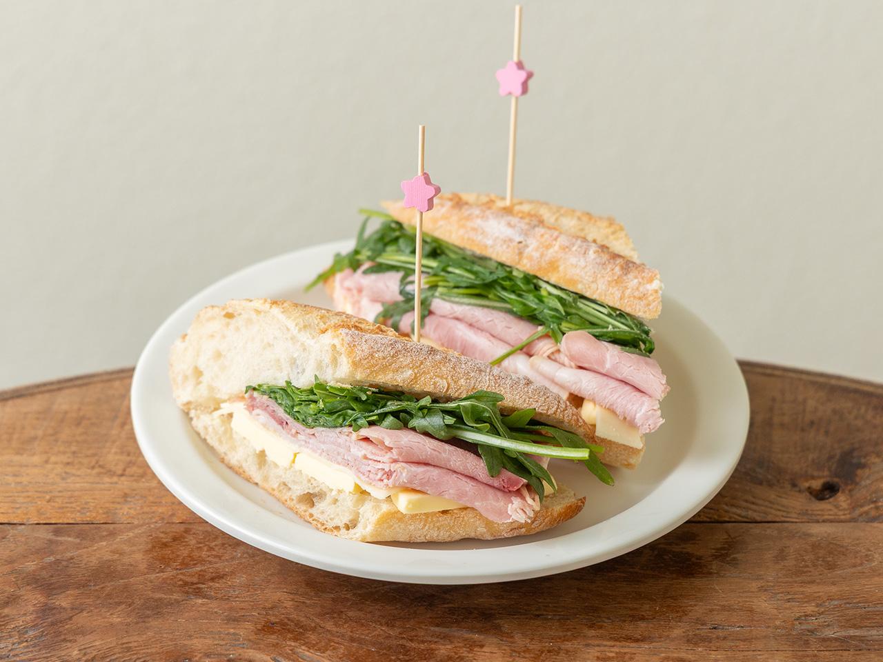 Arugula Jambon-Beurre Baguette