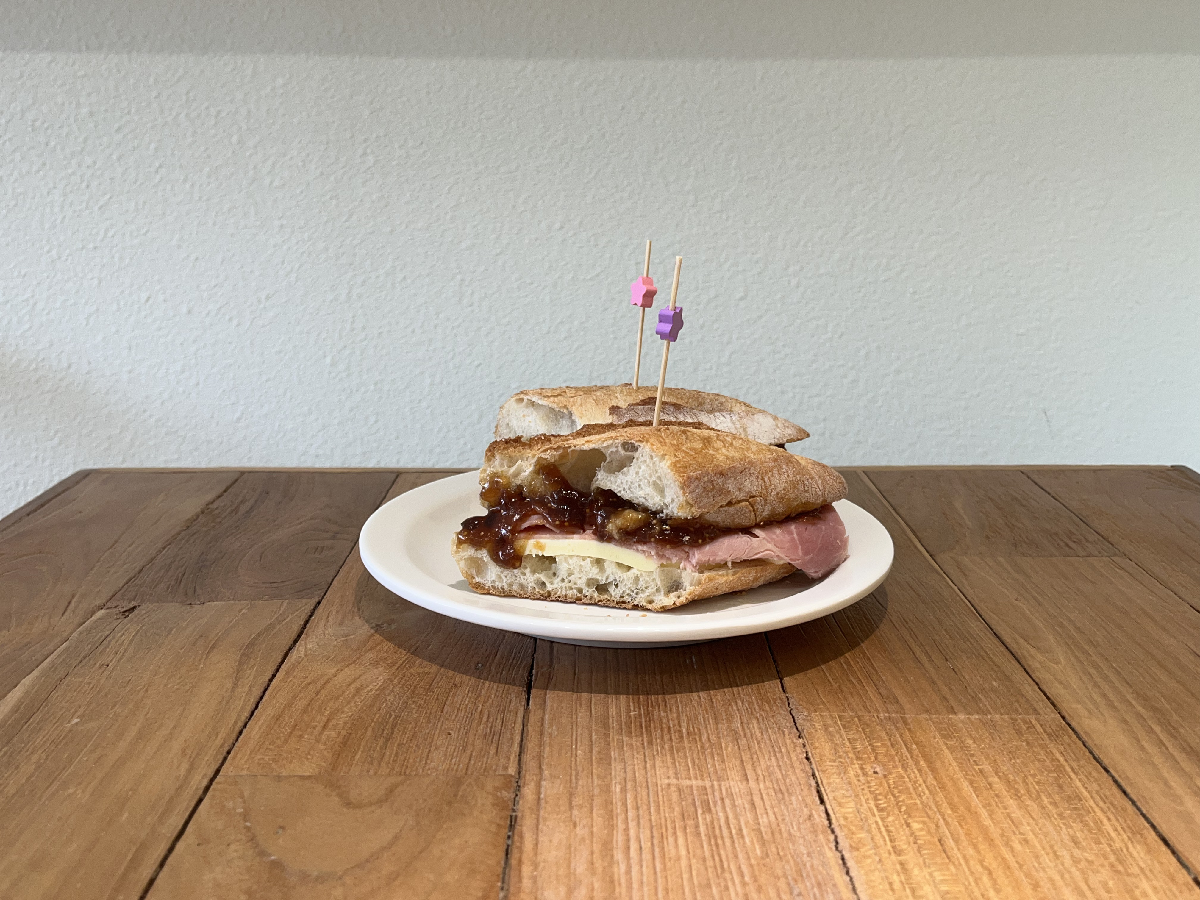 Fig Jam Jambon-Beurre Baguette