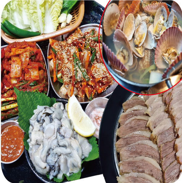 Kimchi Cabbage Wraps with Pork and Oyster B-Stew