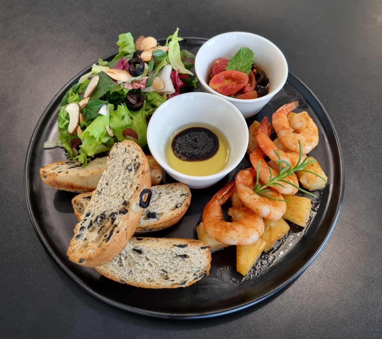 Shrimp & Pineapple Plate