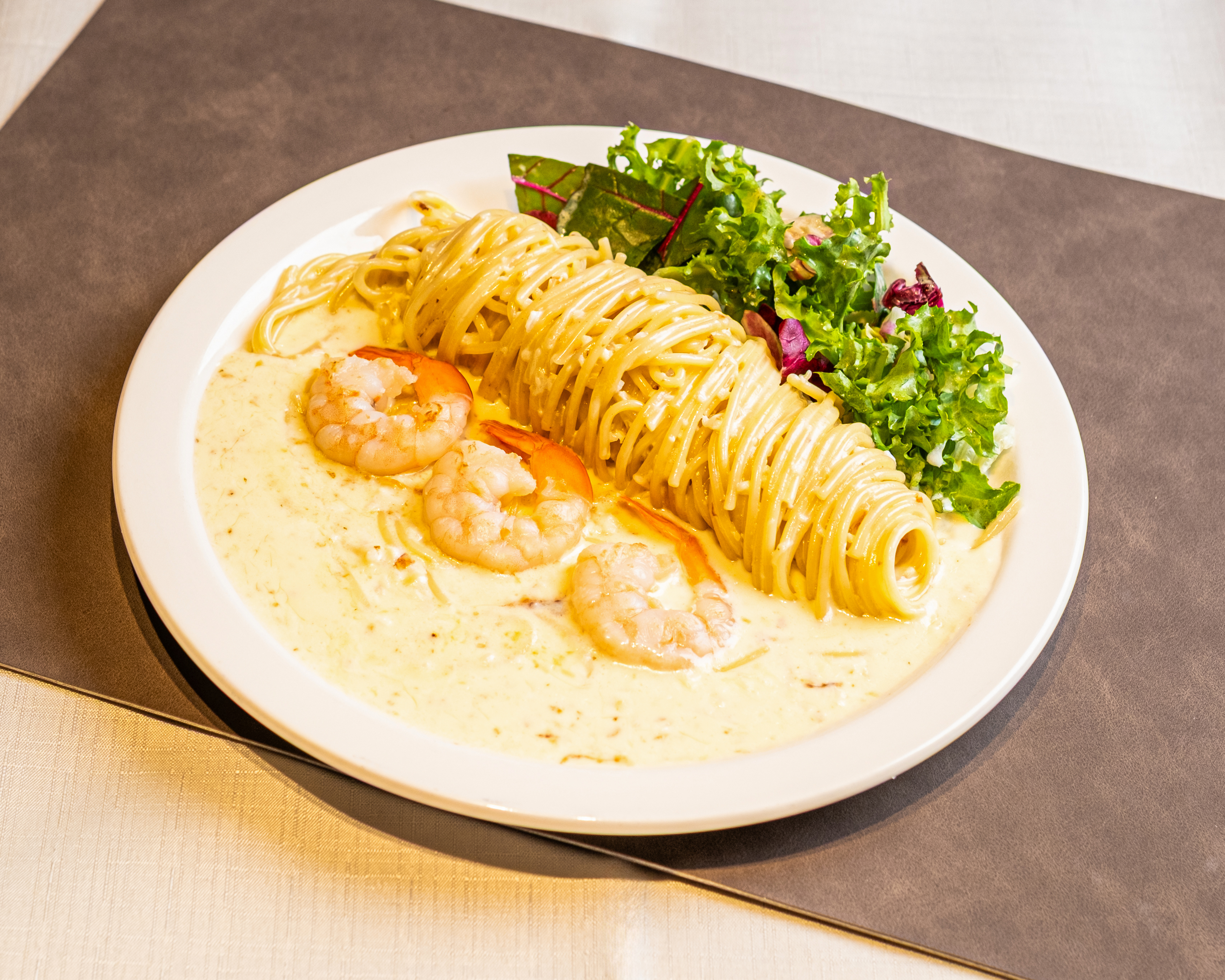 Shrimp Cream Pasta (Mild)