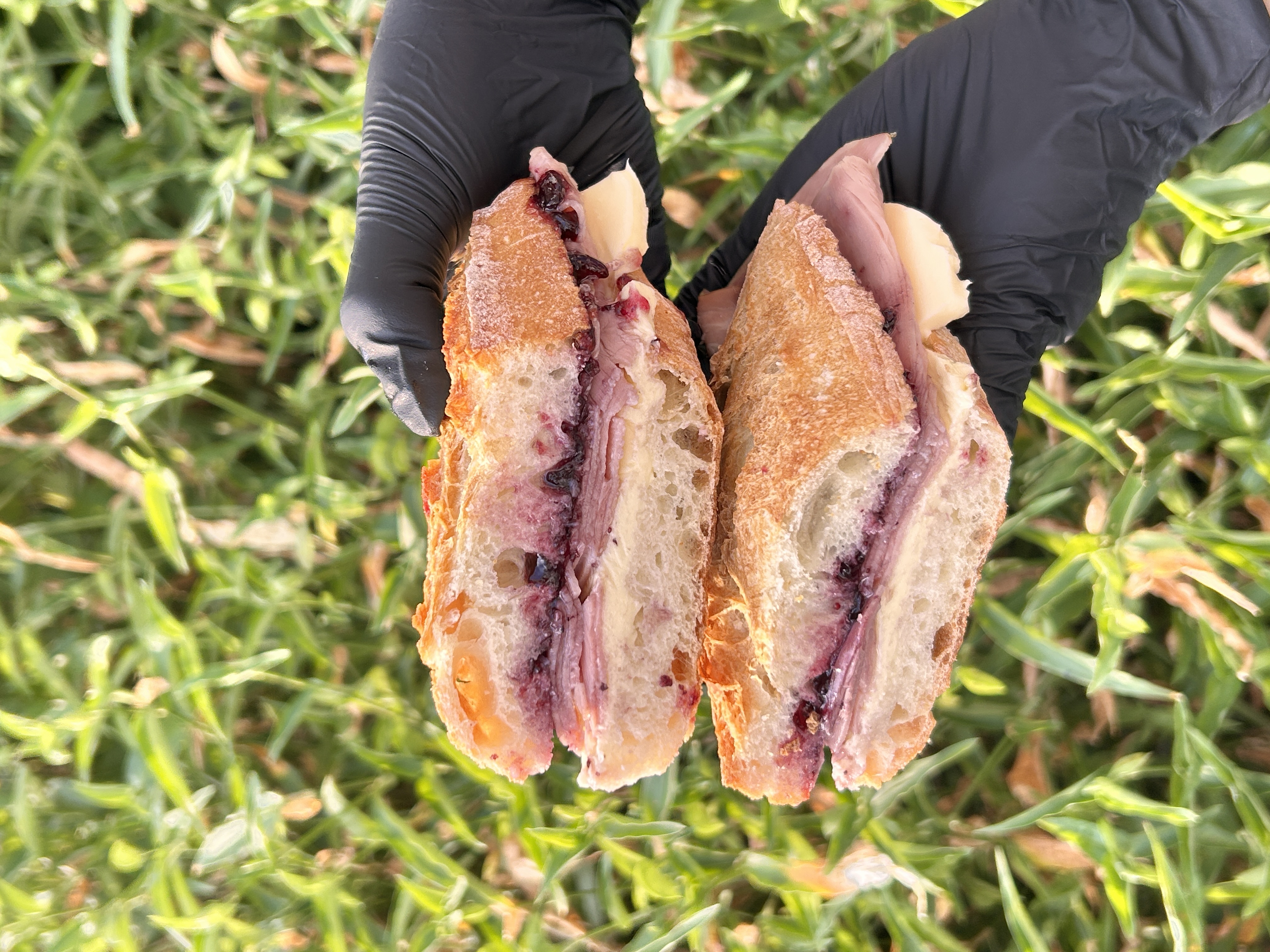 Blueberry Jam Jambon-Beurre Baguette