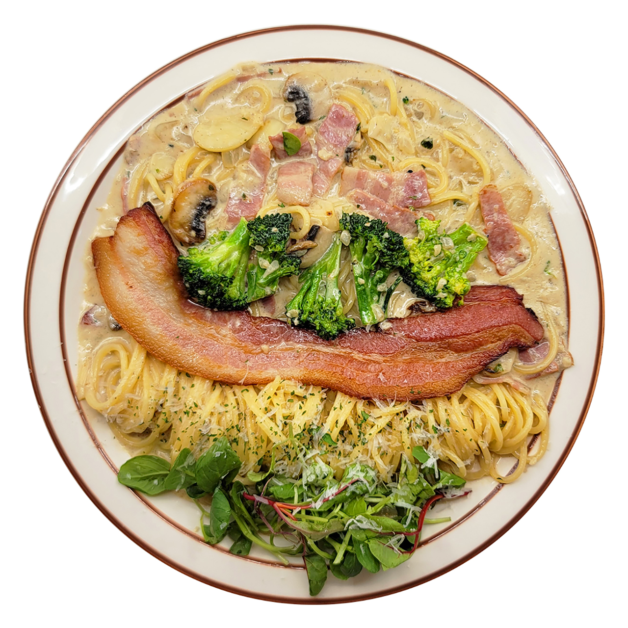 Whole Bacon Cream Pasta