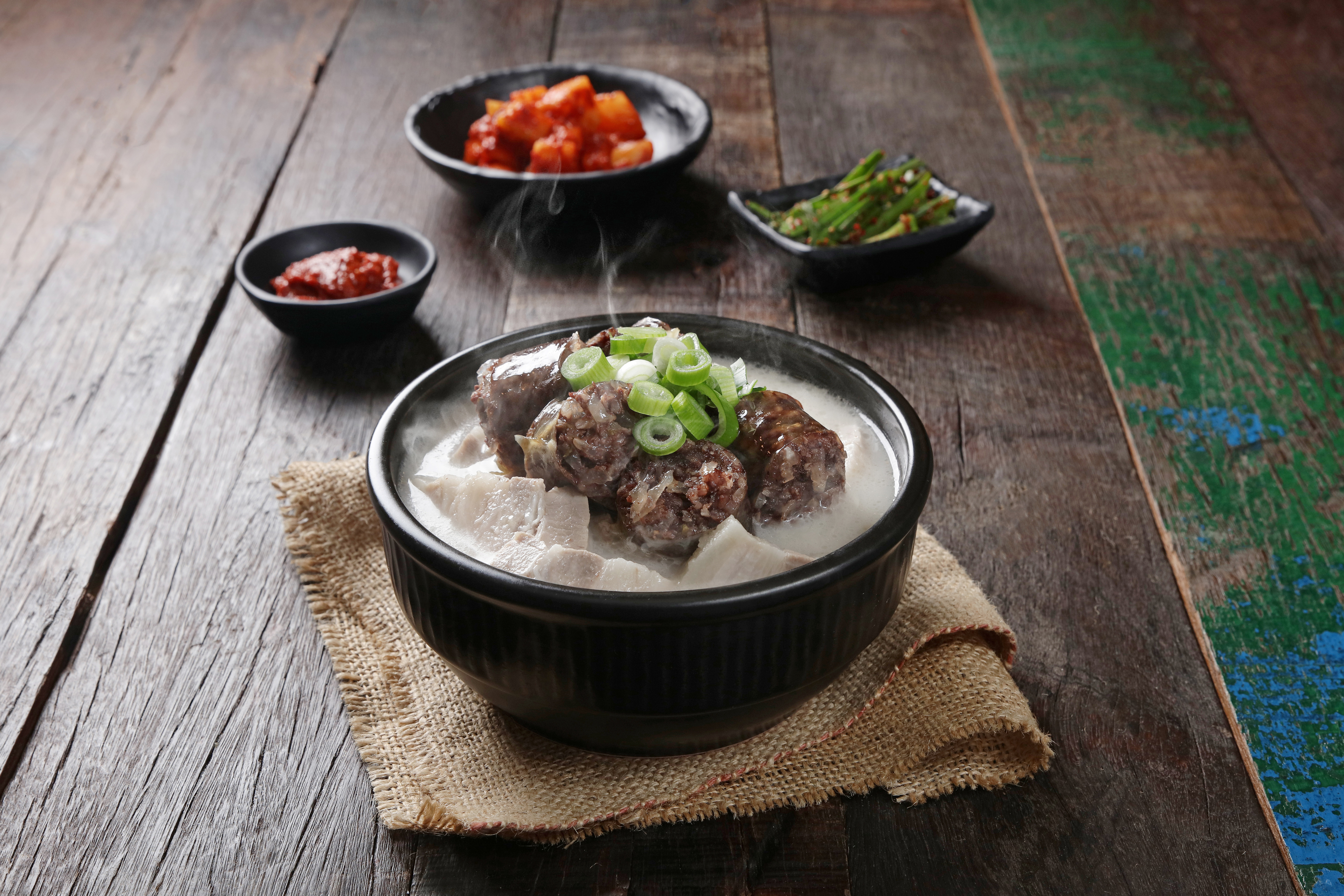 Sundae and Rice Soup(Meat + Sundae)