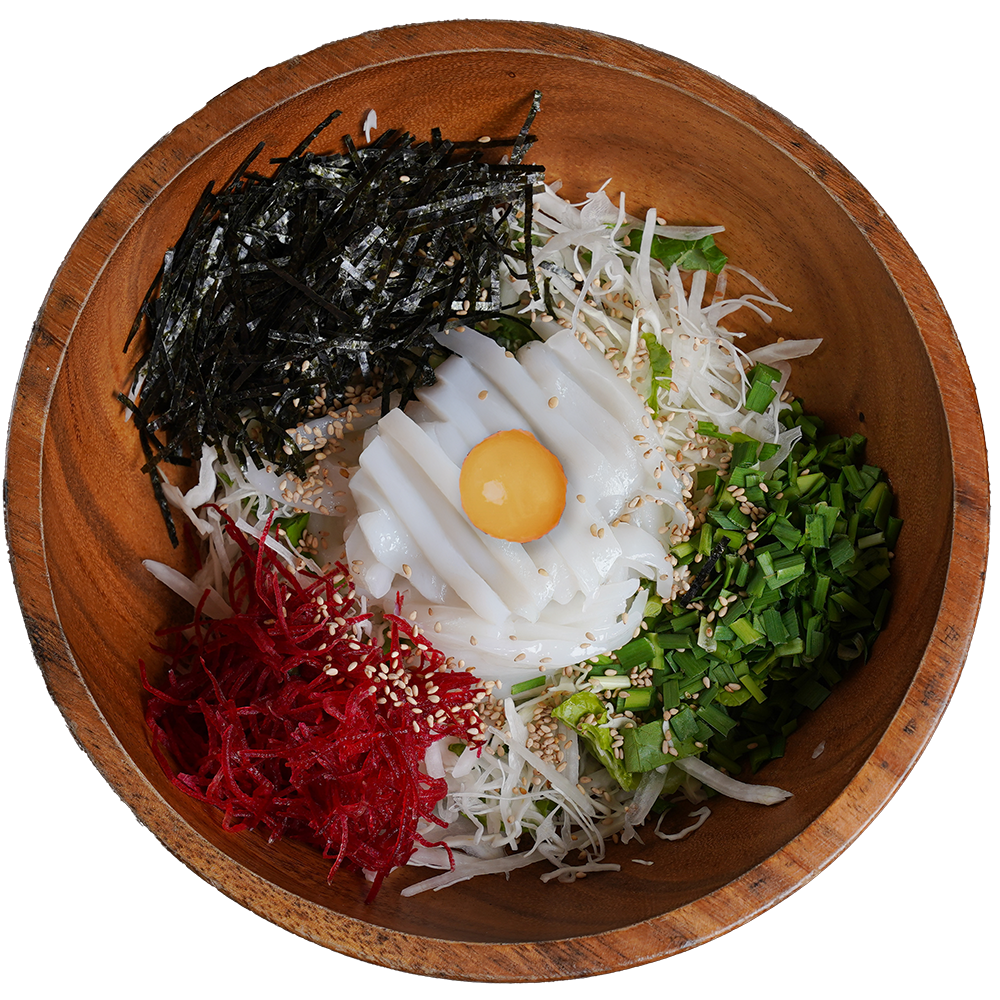 Swordtip Squid Bibimbap Set