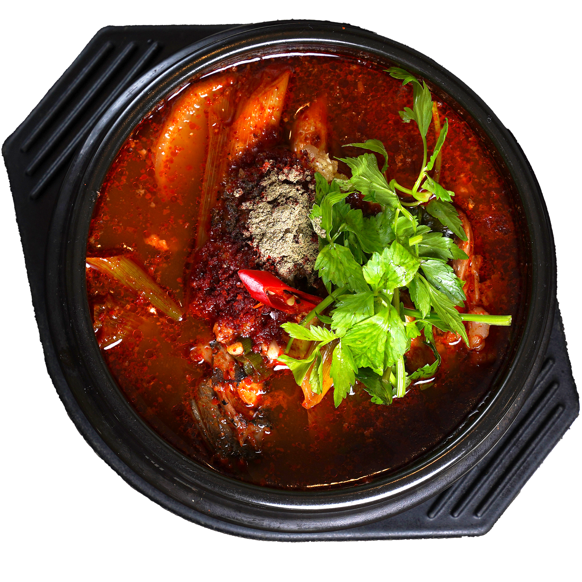 Spicy Whole Fish Stew or Fish Soup Set