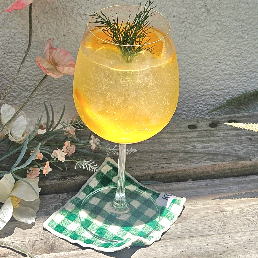 Orange Wine Cocktail (low alcohol)