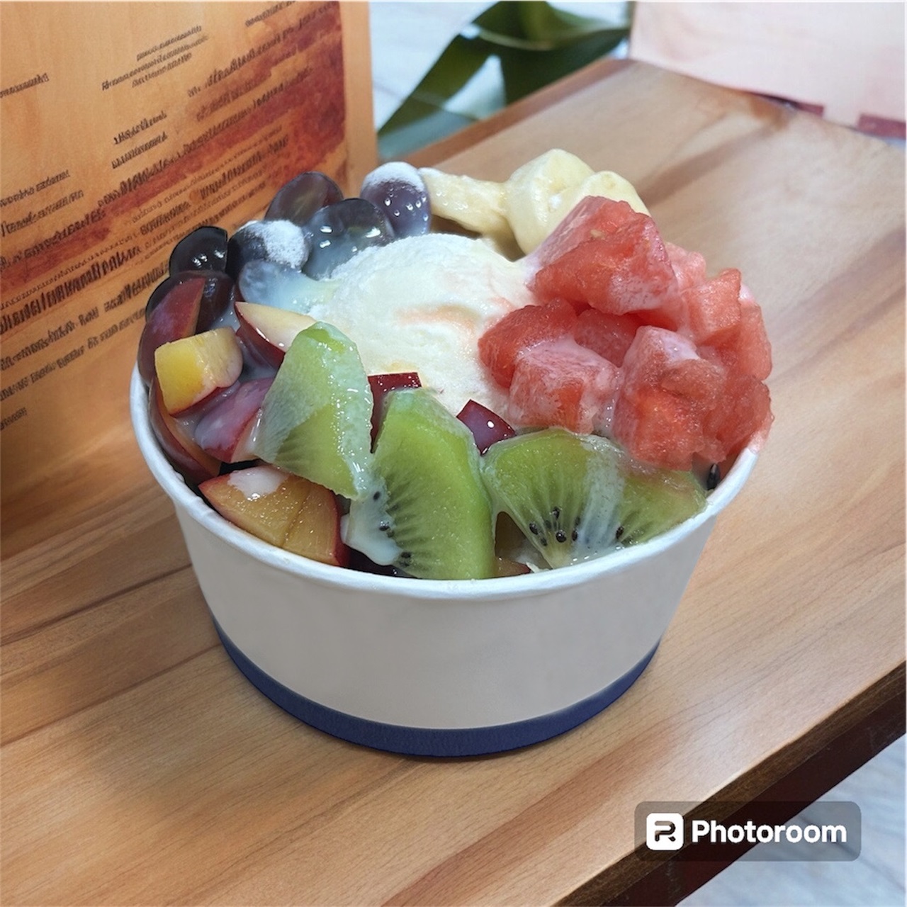 Fruit shaved ice